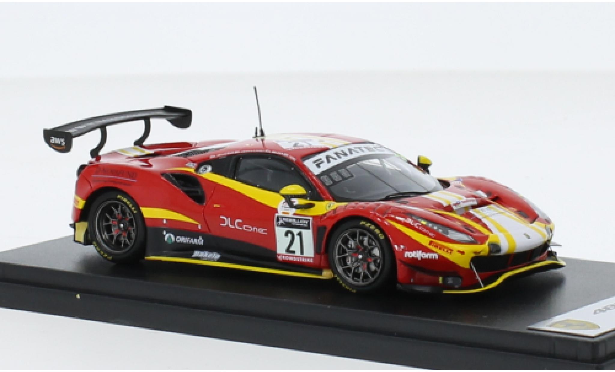 Ferrari 488 1/43 Look Smart GT3 EVO No.21 AF Corse 24h Spa 2022 diecast model cars