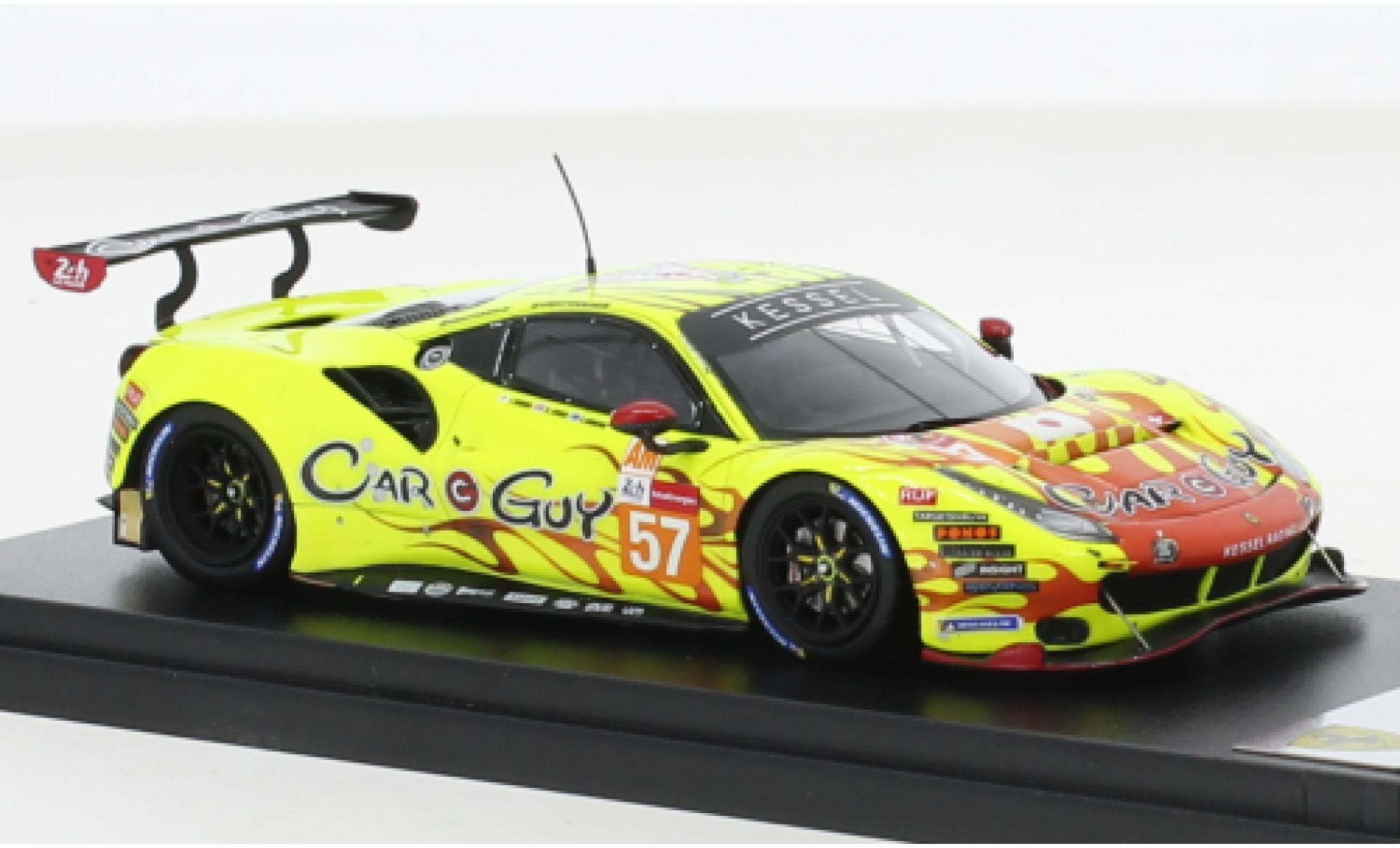 Ferrari 488 1/18 Look Smart GTE EVO No.57 Kessel Racing 24h Le Mans 2021 diecast model cars