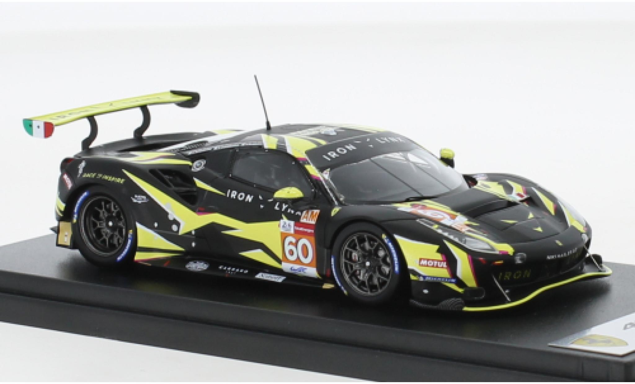 Ferrari 488 1/43 Look Smart GTE EVO No.60 Iron Lynx 24h Le Mans 2021 diecast model cars