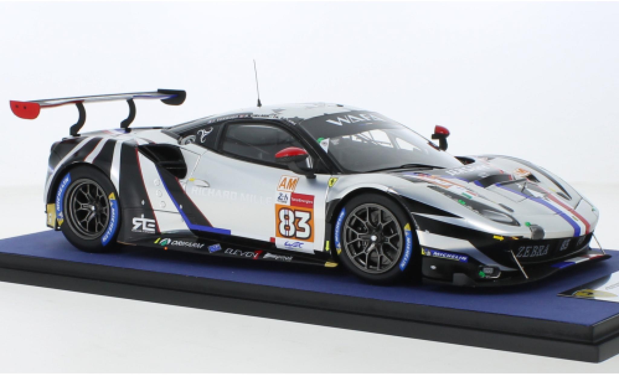 Ferrari 488 1/43 Look Smart GTE EVO No.83 AF Corse 24h Le Mans 2021 diecast model cars