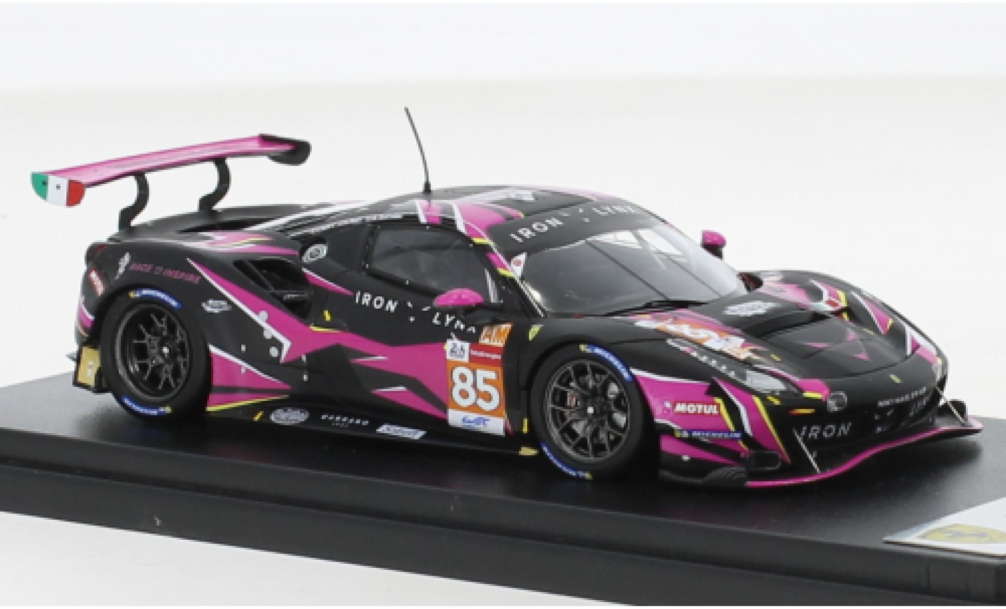 Ferrari 488 1/18 Look Smart GTE EVO No.85 Iron Lynx 24h Le Mans 2021 diecast model cars