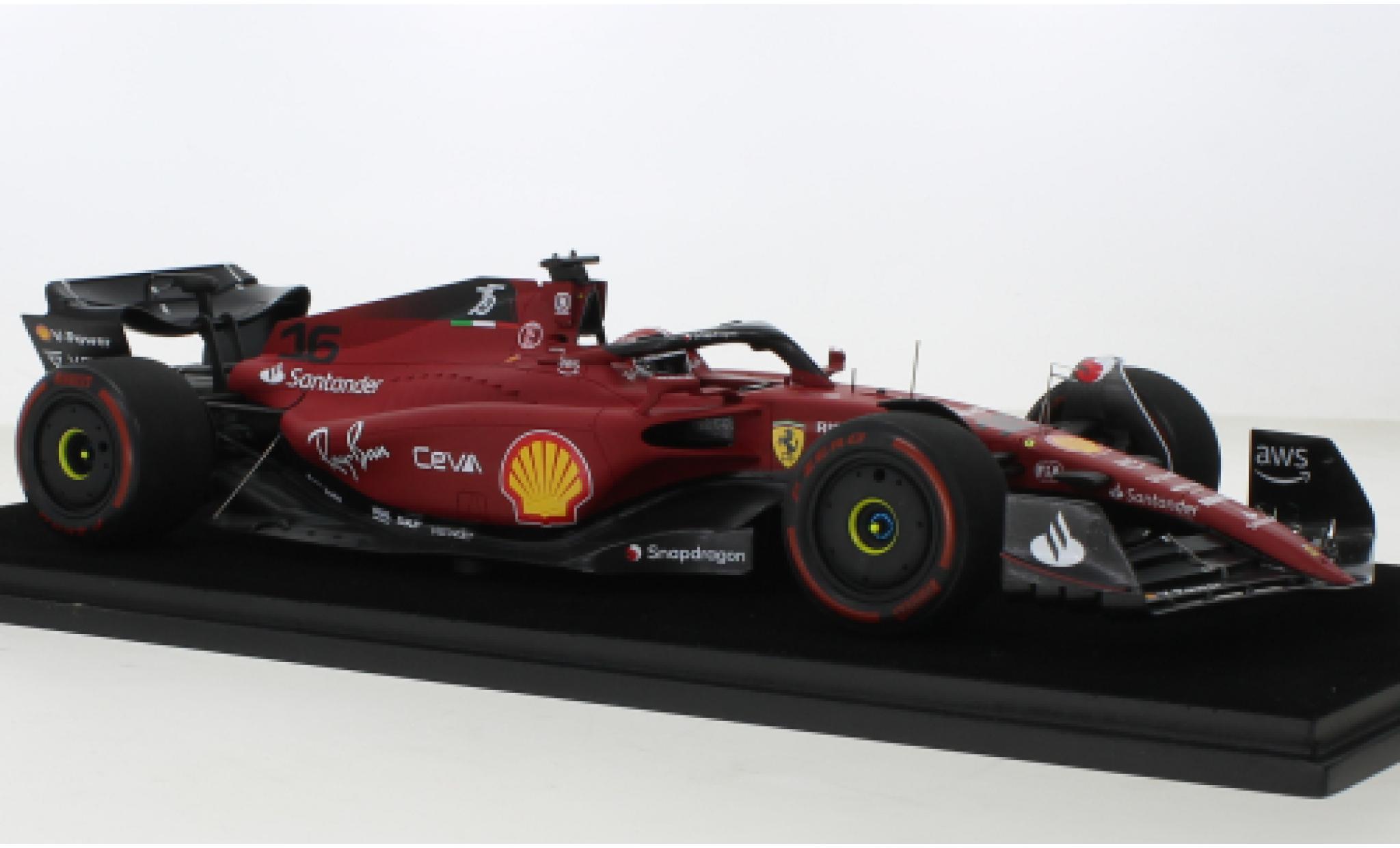 Ferrari F1 1/43 Look Smart -75 No.16 Scuderia Formel 1 GP Bahrain 2022 diecast model cars