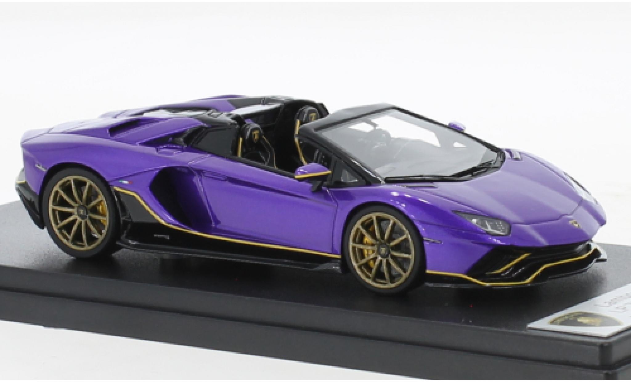 Lamborghini Aventador 1/43 Look Smart LO 780-4 Ultimae Roadster metallise lila diecast model cars