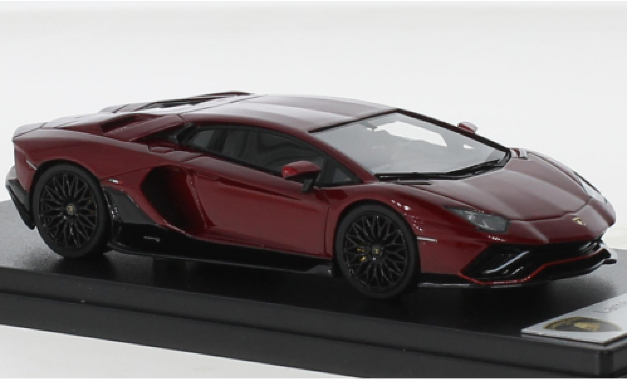 Lamborghini Aventador 1/43 Look Smart LP 780-4 Ultimae metallise red diecast model cars