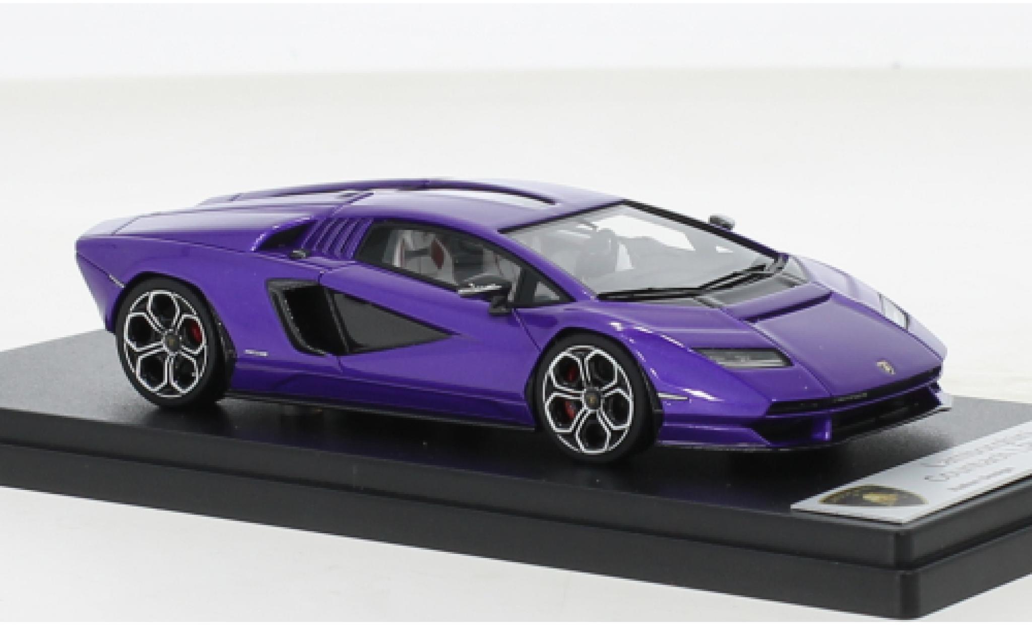 Lamborghini Countach 1/43 Look Smart LPI 800-4 metallise purple 2022 diecast model cars