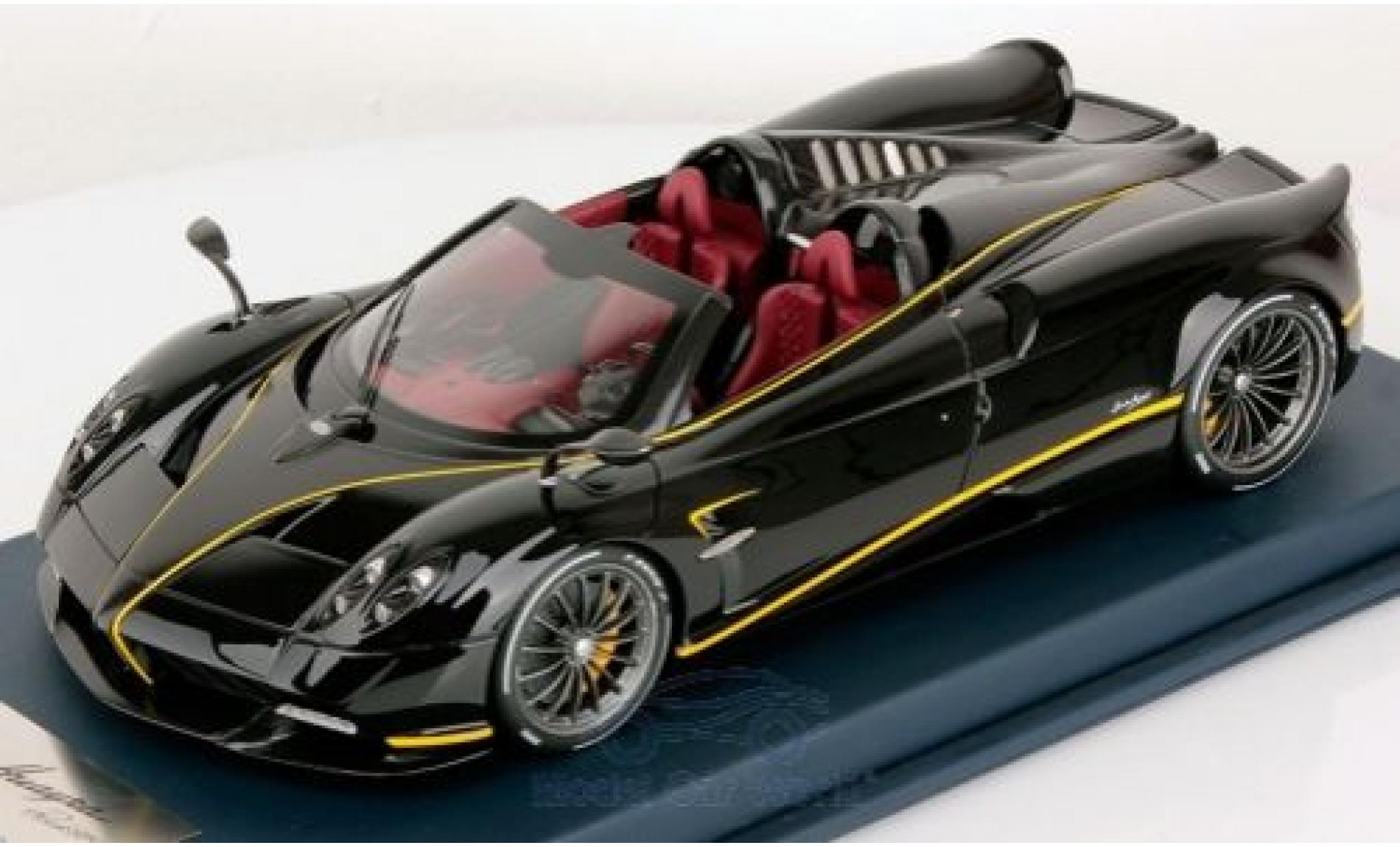 Pagani Huayra 1/18 Look Smart Roadster black 2017 Gyrfalcon diecast model cars