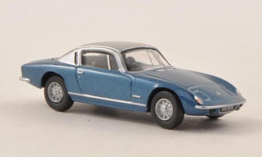 Lotus Elan 1/76 Oxford Plus 2 blue/grey diecast model cars