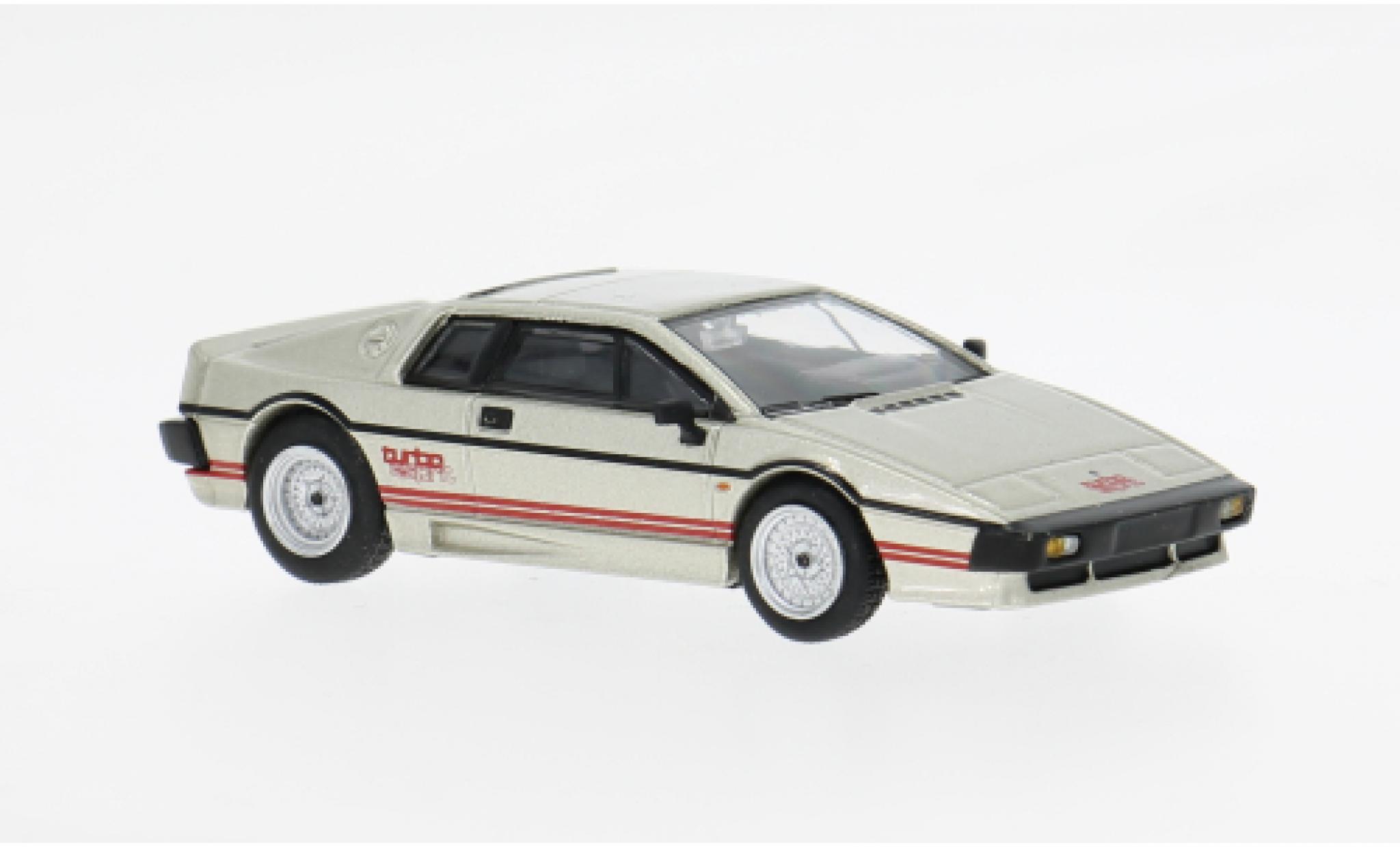 Lotus Esprit 1/64 Mini GT Turbo silver/red 1980 1:64 diecast model cars
