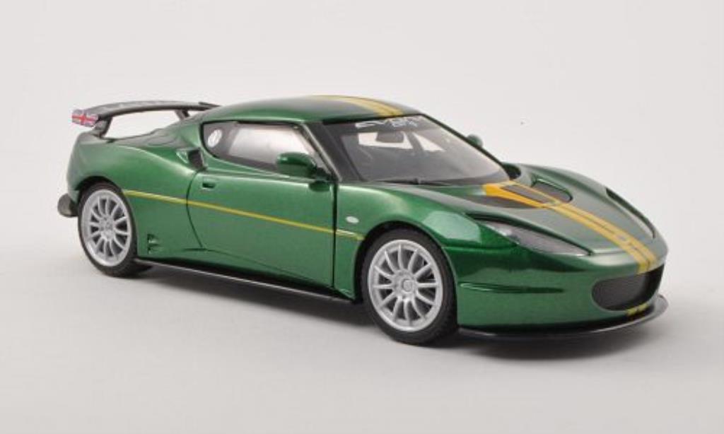 Lotus Evora GT4 1/24 Motormax GT4 grun/yellow diecast model cars