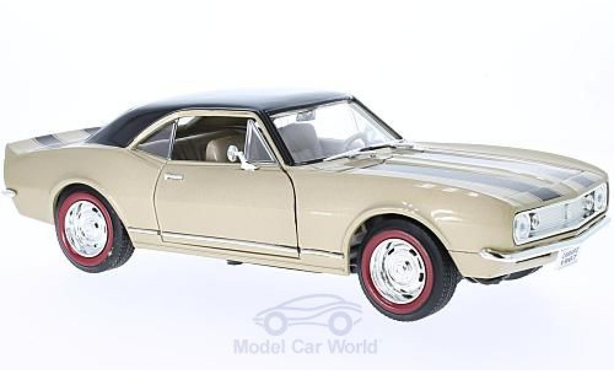 Chevrolet Camaro Z28 1/18 Lucky Die Cast Z28 gold/black 1967 diecast model cars