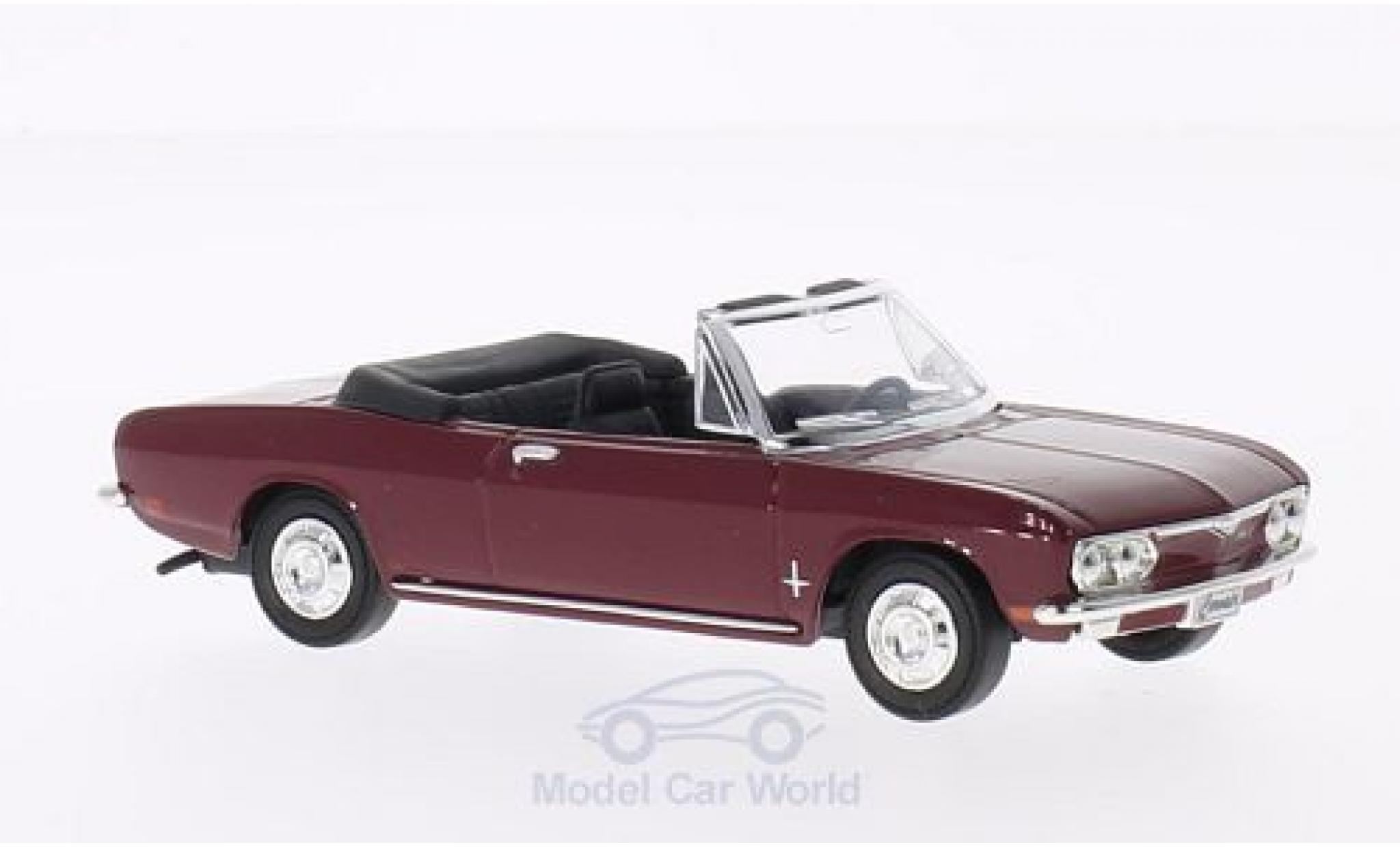Chevrolet Corvair 1/43 Lucky Die Cast Monza red 1969 ohne Vitrine diecast model cars