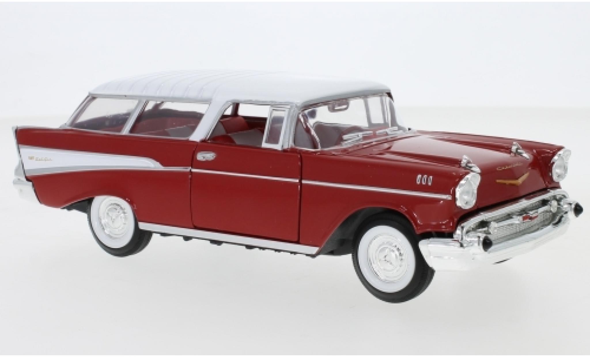 Chevrolet Nomad 1/43 Lucky Die Cast red/white 1957 diecast model cars