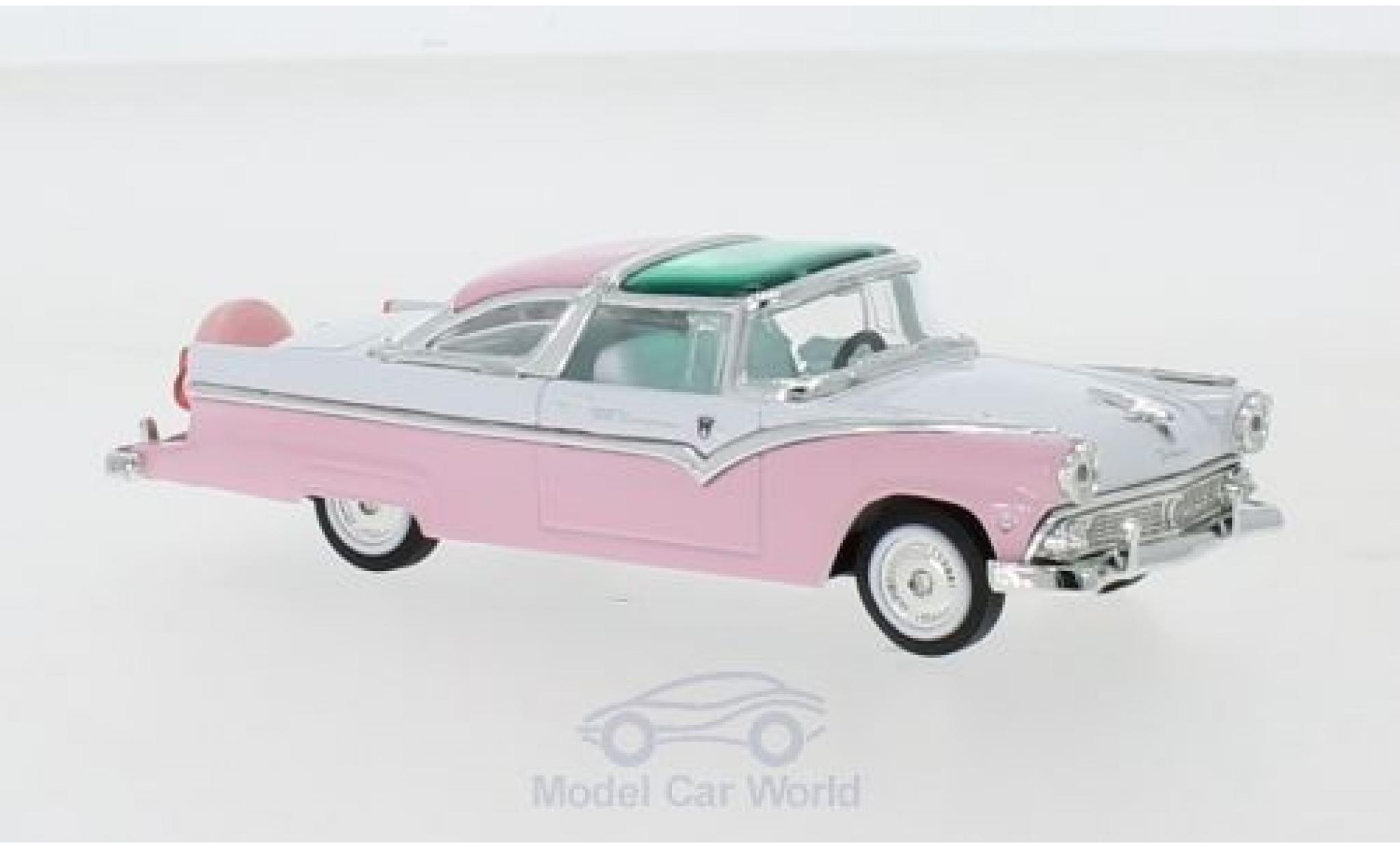 Ford Crown 1/18 Lucky Die Cast Victoria pink/white 1955 diecast model cars
