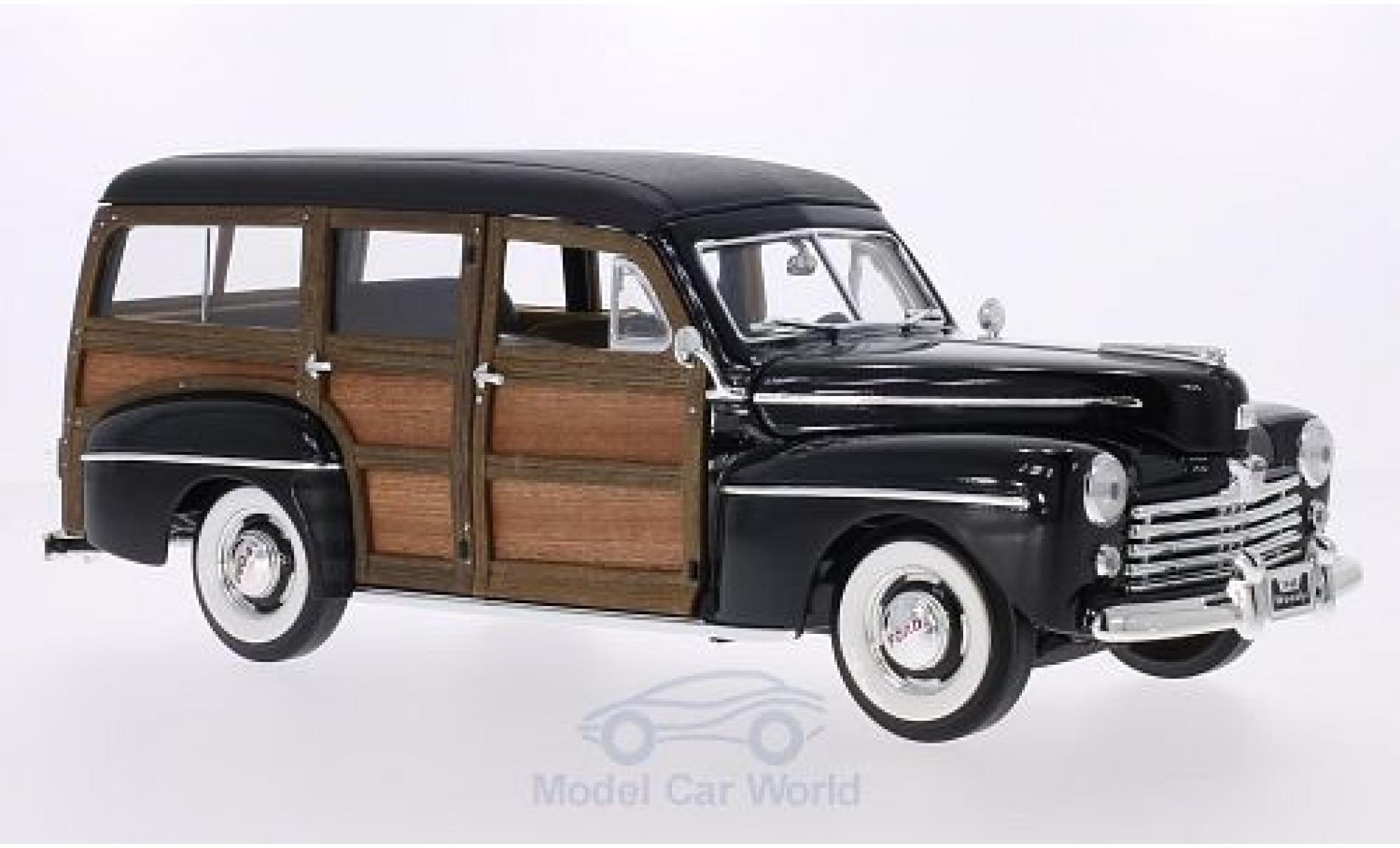 Ford Woody 1/18 Lucky Die Cast black/Holzoptik 1948 diecast model cars