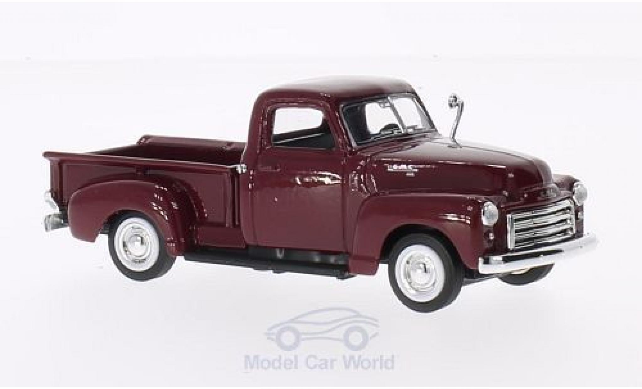 GMC Pick up 1/43 Lucky Die Cast Pick Up red 1950 ohne Vitrine diecast model cars