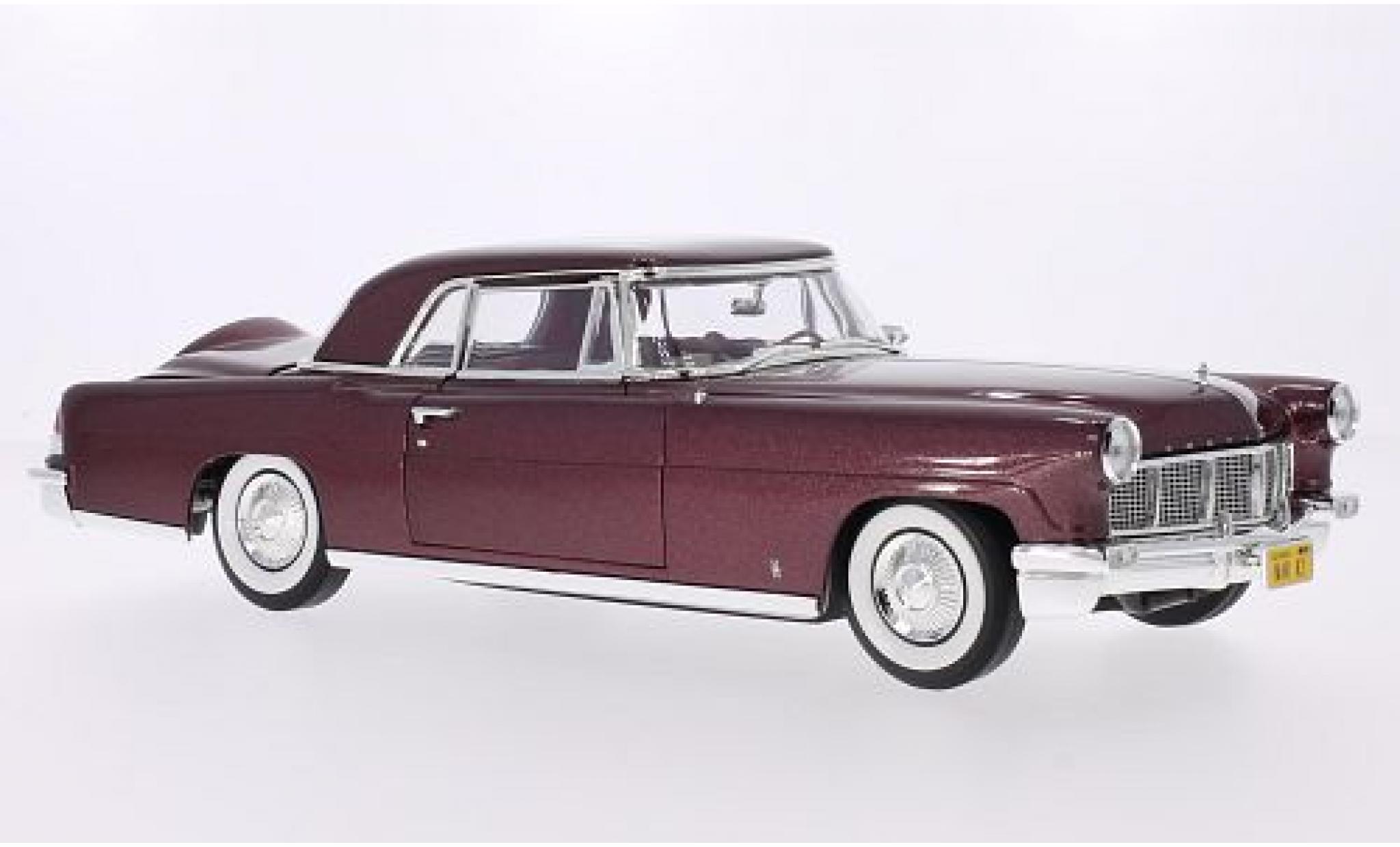 Lincoln Continental 1/18 Lucky Die Cast Mark II metallic red 1956 diecast model cars