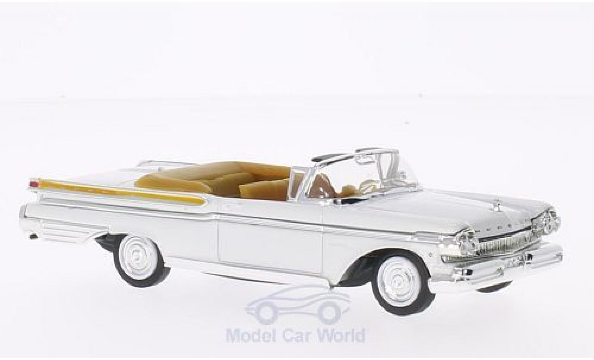 Mercury Turnpike 1/43 Lucky Die Cast Cruiser white 1957 ohne Vitrine diecast model cars