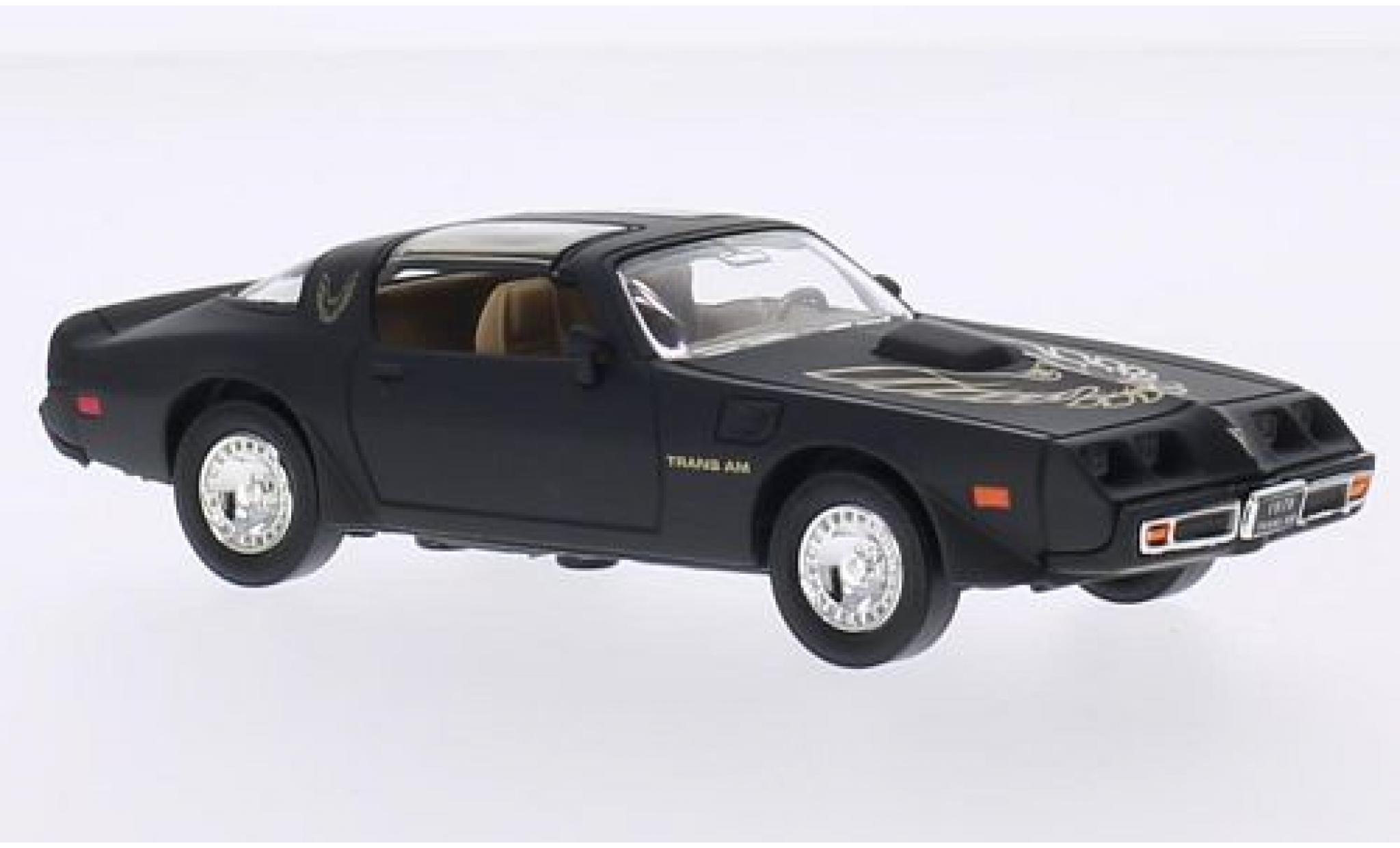 Pontiac Firebird 1/43 Lucky Die Cast Trans Am matt-black/Dekor 1979 sans Vitrine diecast model cars