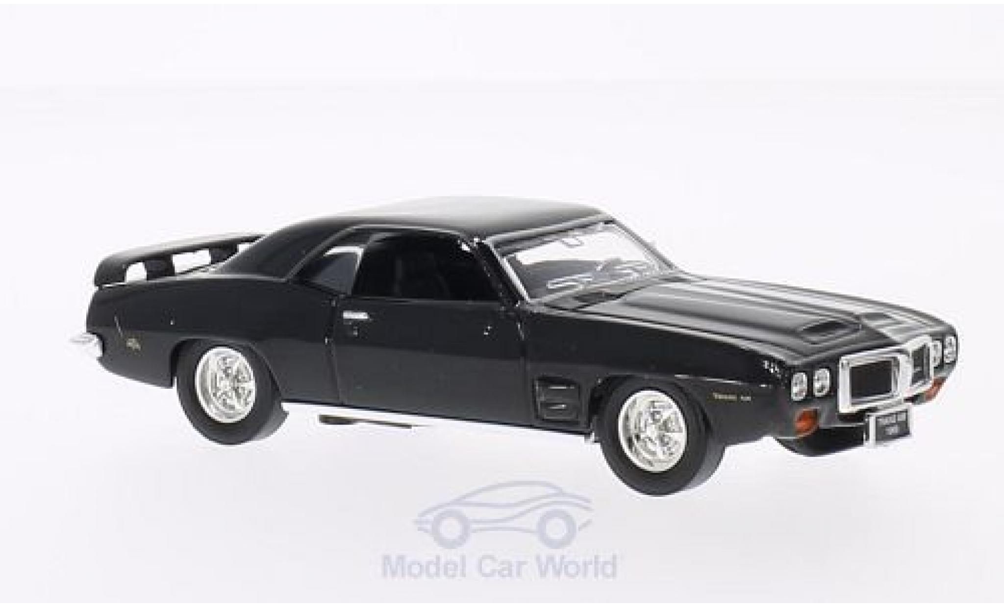 Pontiac Firebird 1/43 Lucky Die Cast Trans Am black 1969 ohne Vitrine diecast model cars