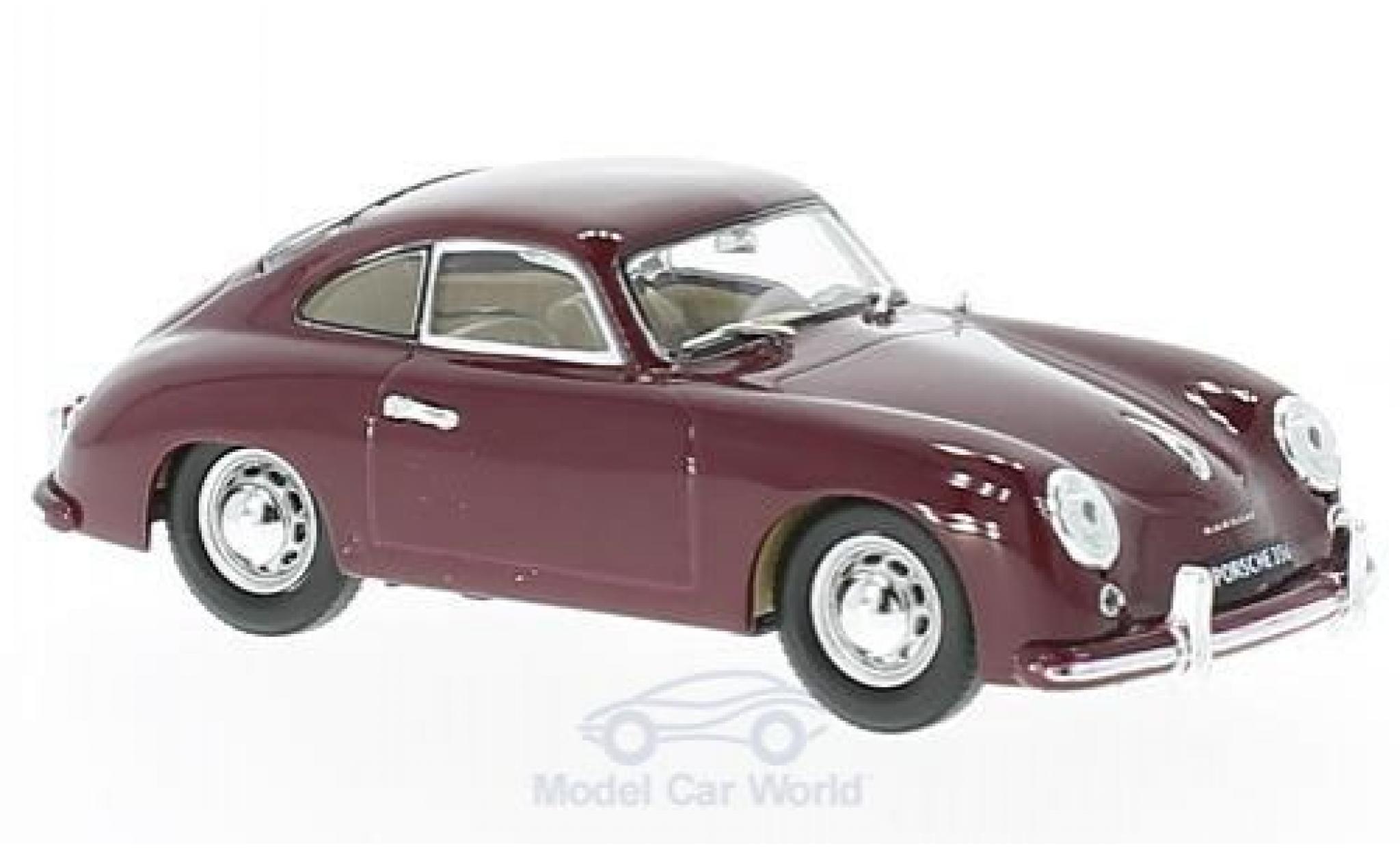 Porsche 356 1/43 Lucky Die Cast red 1952 diecast model cars
