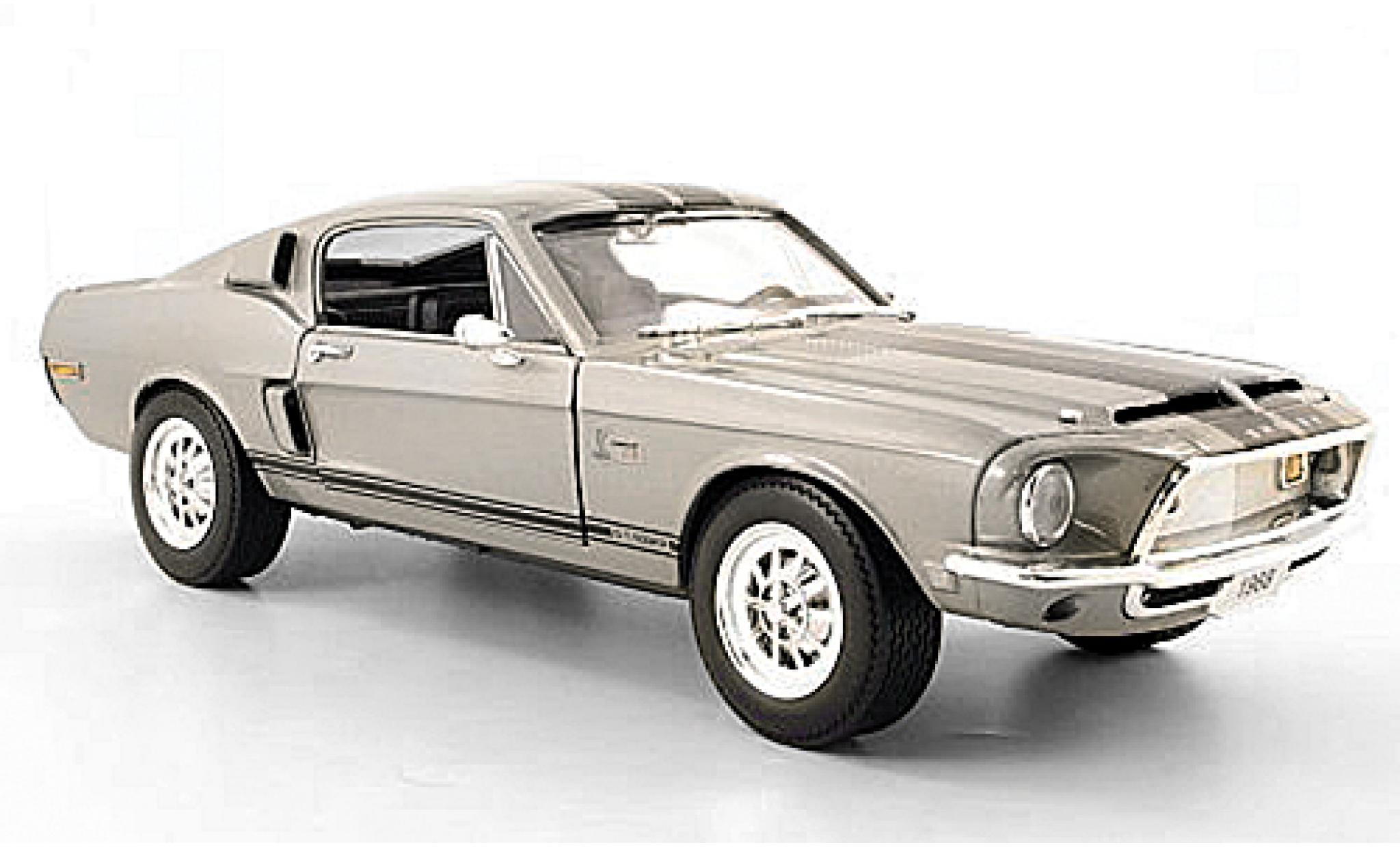Shelby GT 1/18 Lucky Die Cast -500 KR grey 1968 diecast model cars