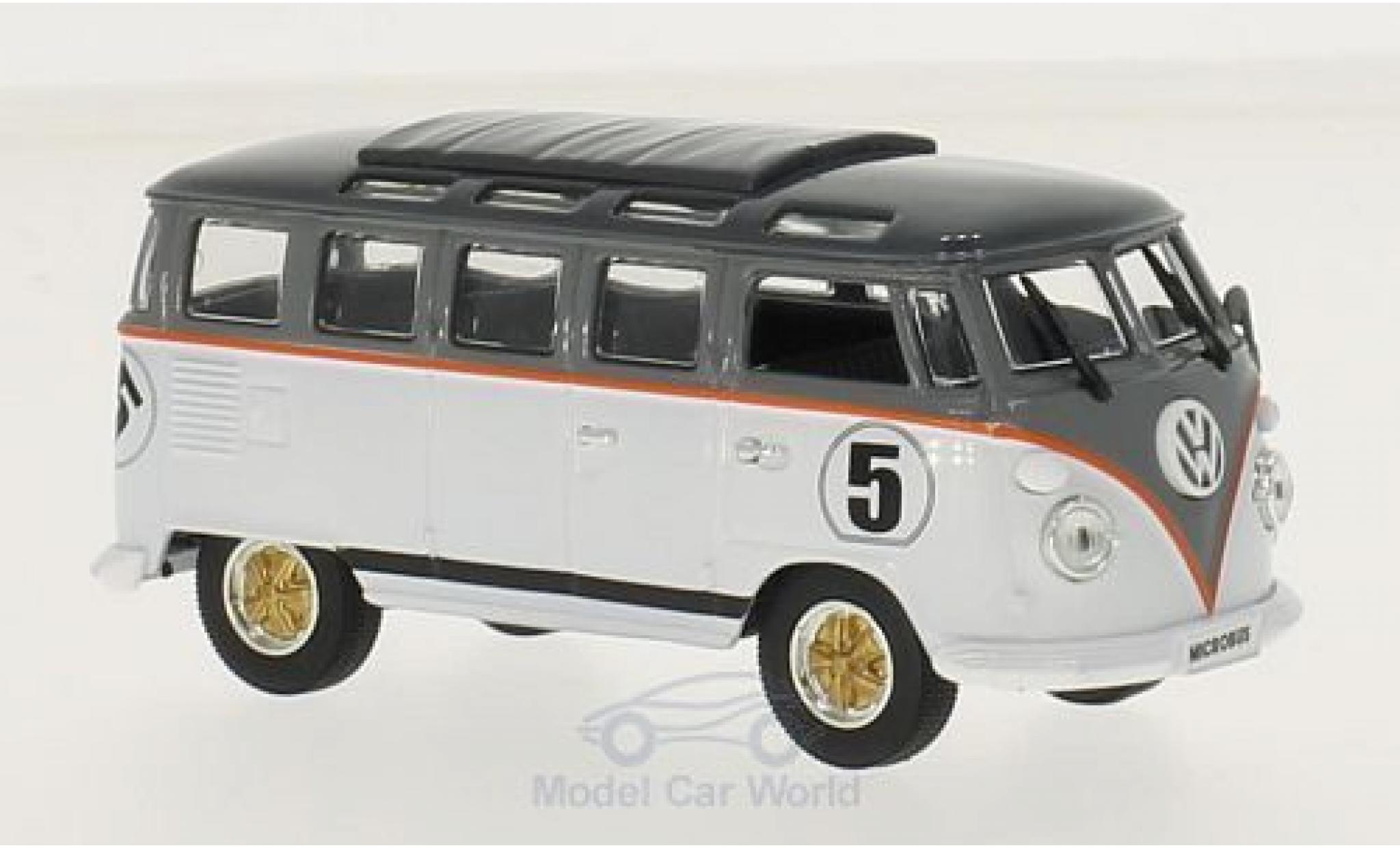Volkswagen T1 B 1/43 Lucky Die Cast Samba white/grey 1962 diecast model cars