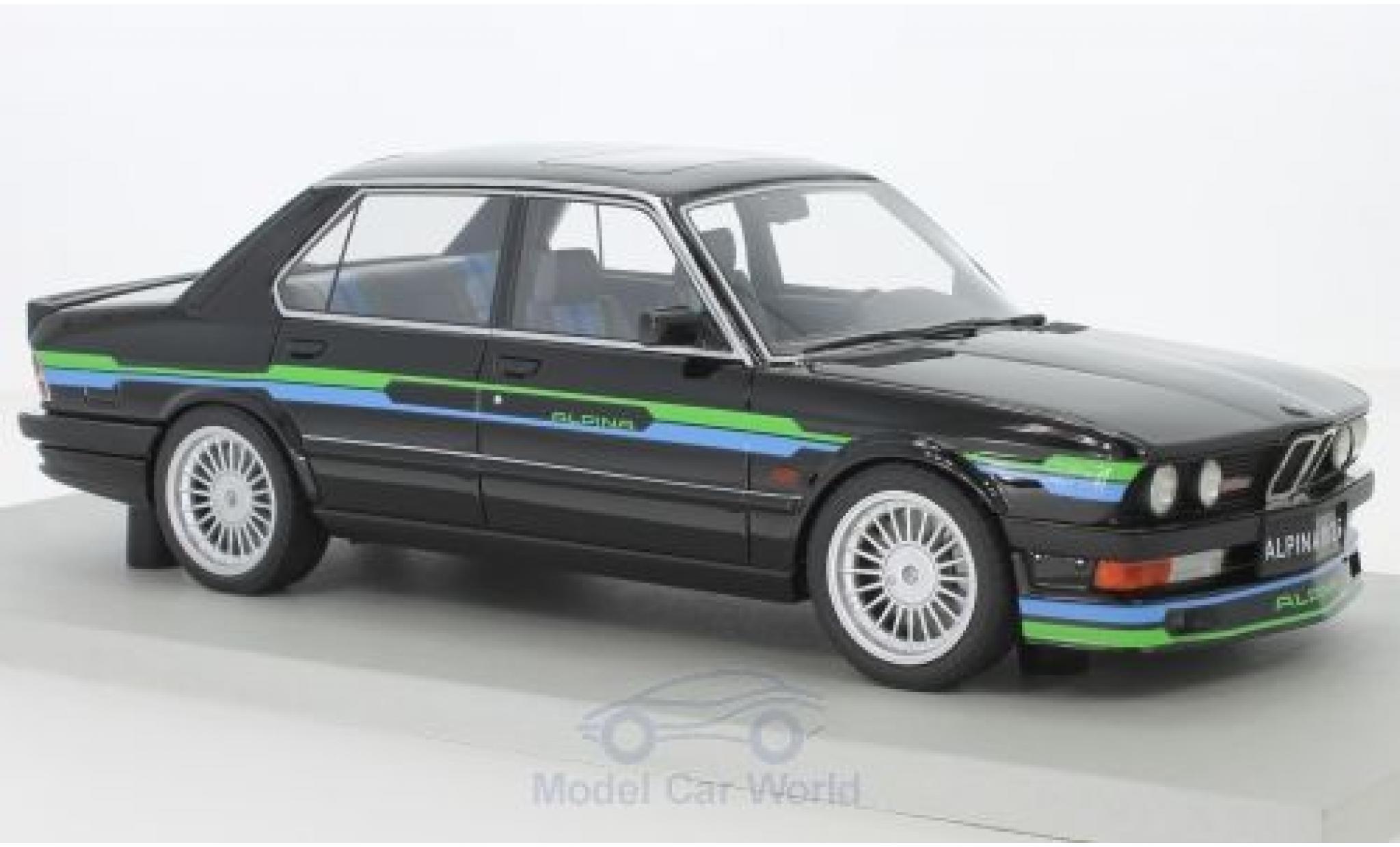 Bmw Alpina 1/18 Lucky Step Models B10 3.5 black diecast model cars