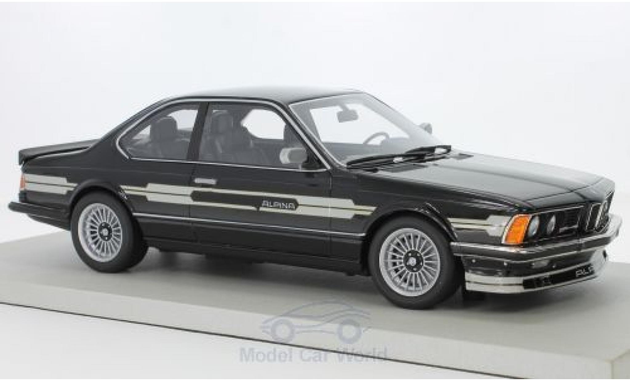Bmw Alpina 1/18 Lucky Step Models B7 Turbo Coupe black diecast model cars