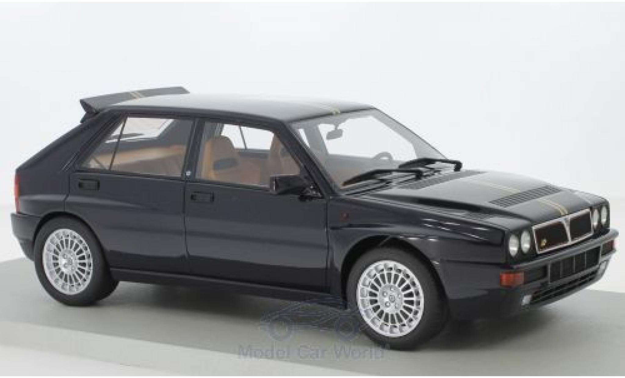Lancia Delta 1/18 Lucky Step Models Integrale Club HF black diecast model cars