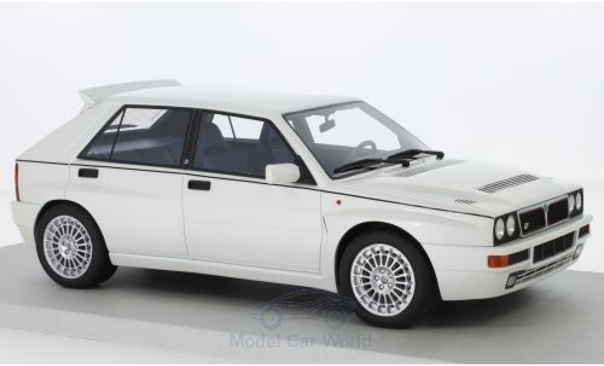 Lancia Delta 1/18 Lucky Step Models Integrale Evo II metallic white diecast model cars