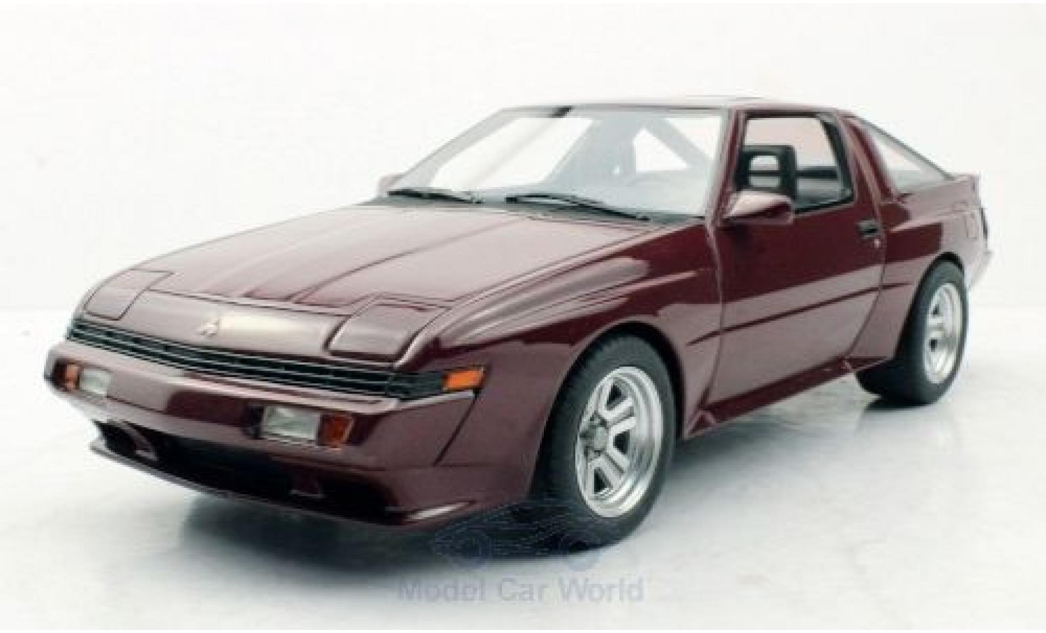 Mitsubishi Starion 1/18 Lucky Step Models red 1987 diecast model cars