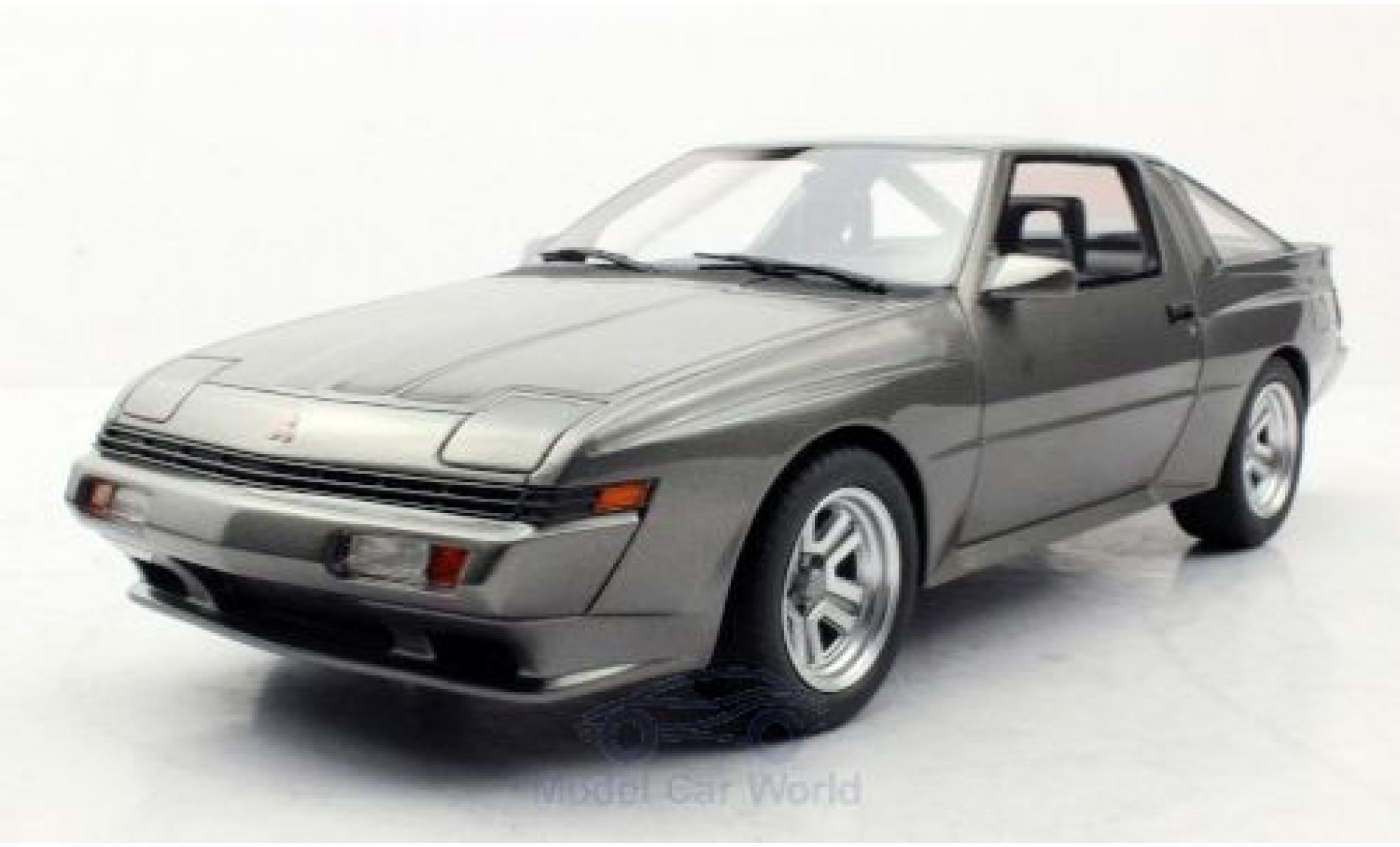 Mitsubishi Starion 1/18 Lucky Step Models metallic grey 1987 diecast model cars