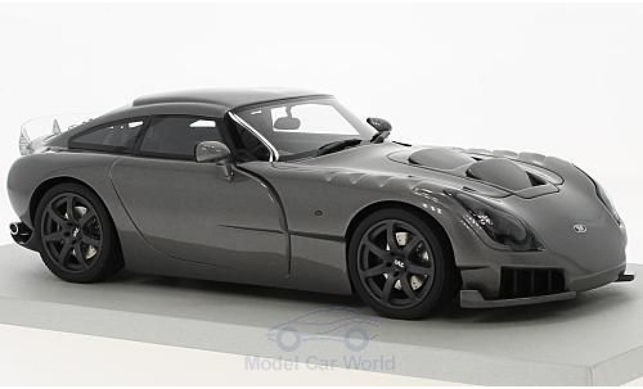 TVR Sagaris 1/18 Lucky Step Models metallic grey RHD 2005 diecast model cars