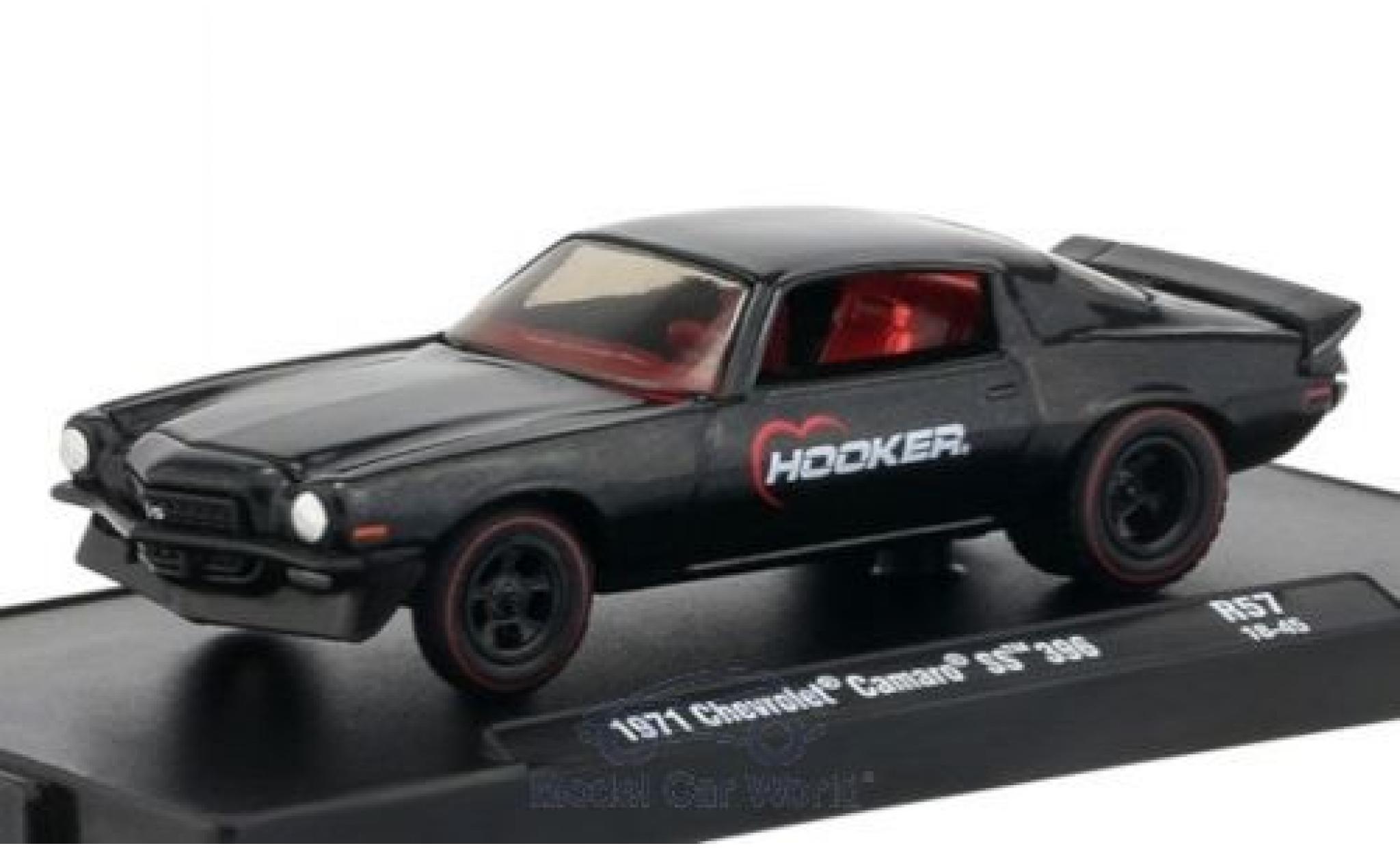 Chevrolet Camaro 1/64 M2 Machines SS 396 metallic anthrazit Hooker 1971 diecast model cars