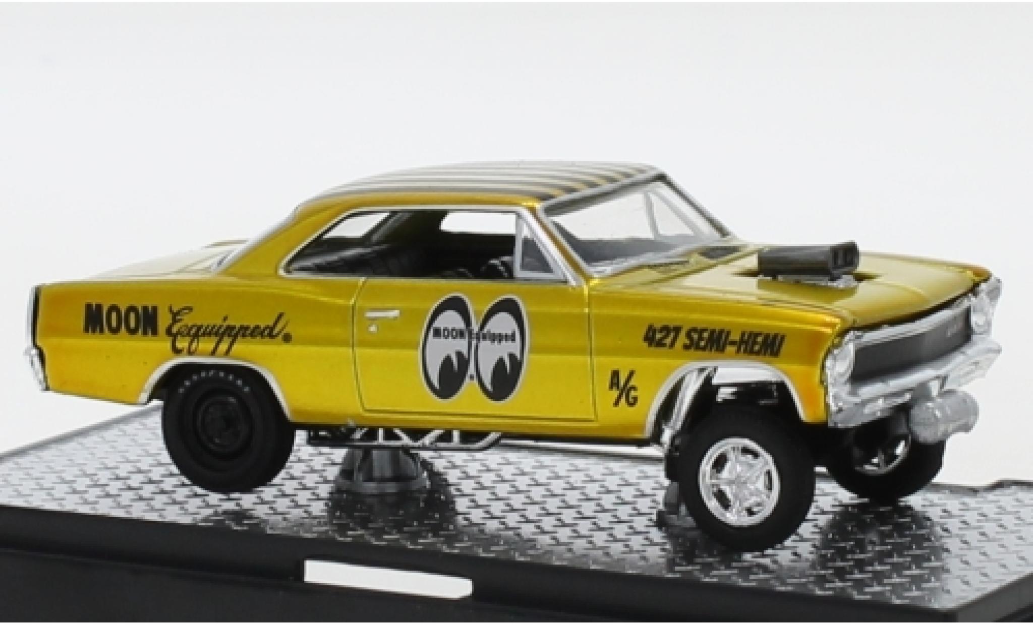 Chevrolet Nova 1/64 M2 Machines Gasser Tuning Mooneyes - Moon Equipped 1967 diecast model cars