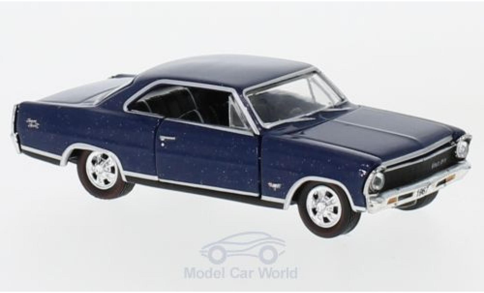 Chevrolet Nova 1/64 M2 Machines SS blue 1967 diecast model cars