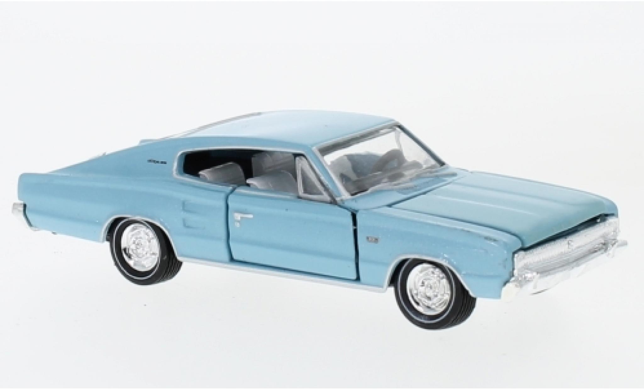 Dodge Charger 1/64 M2 Machines 383 metallic blue 1966 diecast model cars