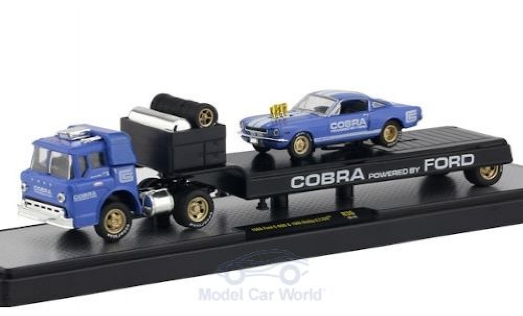 Ford C600 1/64 M2 Machines C-600 Cobra 1966 mit Shelby G.T. 350 diecast model cars