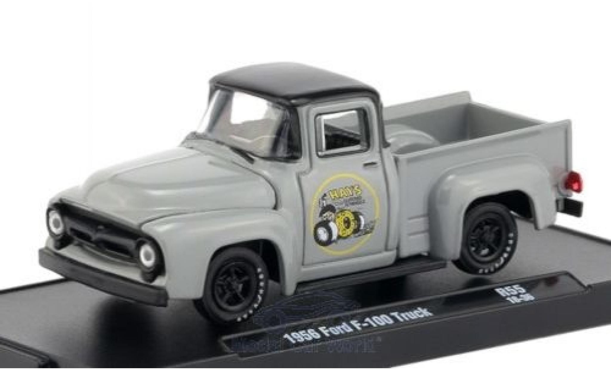 Ford F-1 1/64 M2 Machines 00 grey/black 1956 diecast model cars