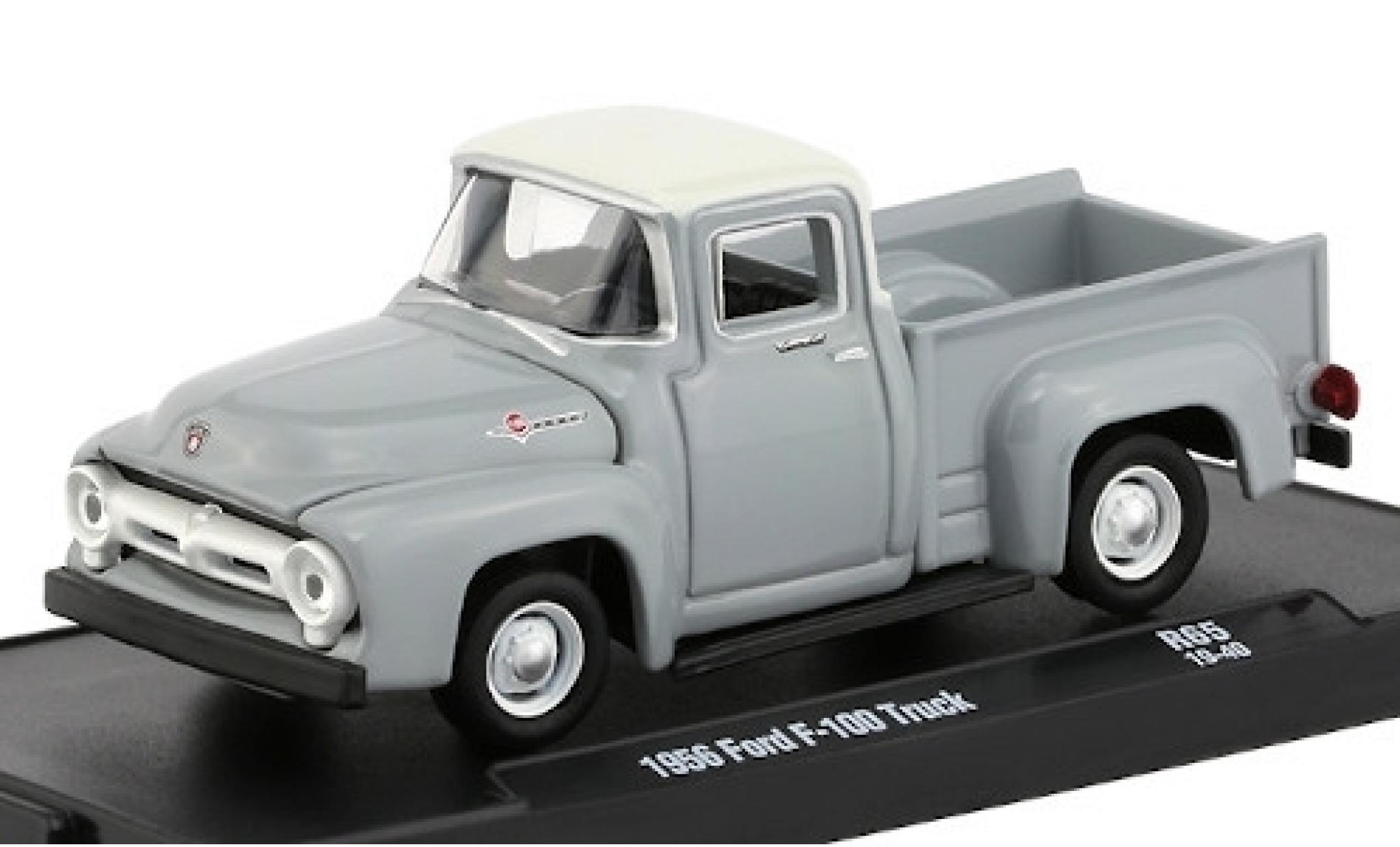 Ford F-1 1/64 M2 Machines 00 grey/white 1956 diecast model cars