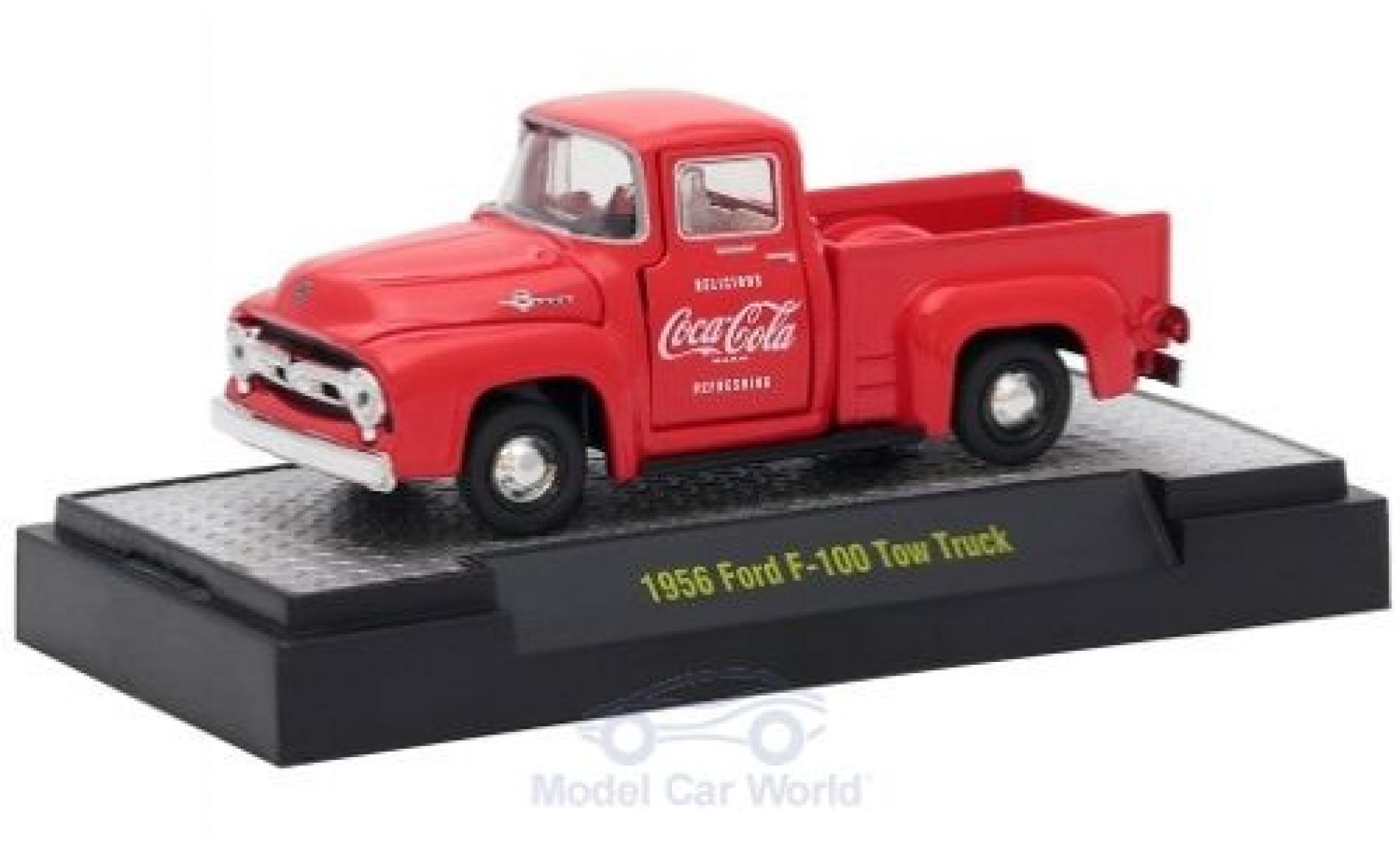 Ford F-1 1/64 M2 Machines 00 Tow Truck red Coca Cola 1956 diecast model cars