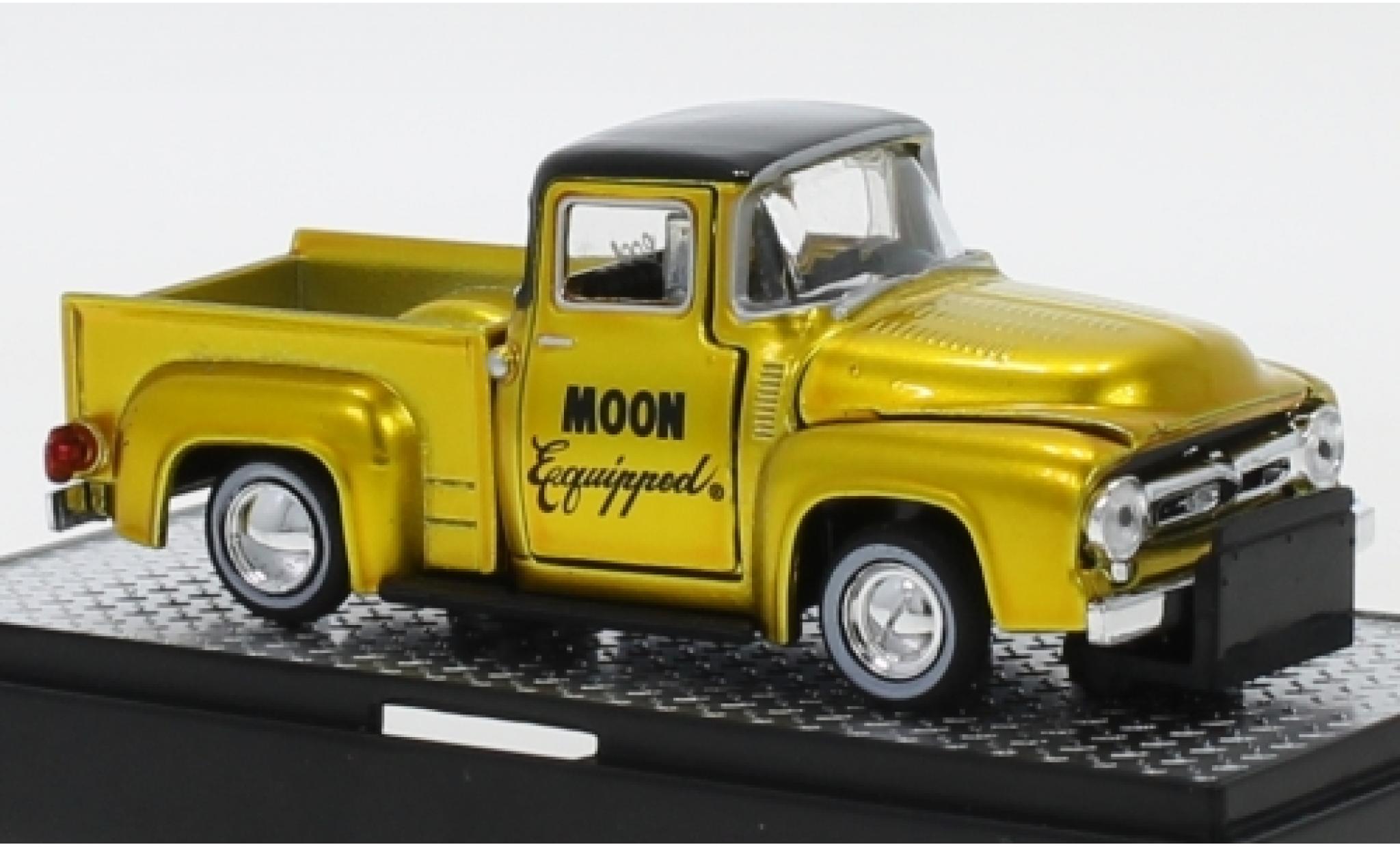 Ford F-1 1/64 M2 Machines 00 Truck Tuning Mooneyes - Moon Equipped 1956 diecast model cars