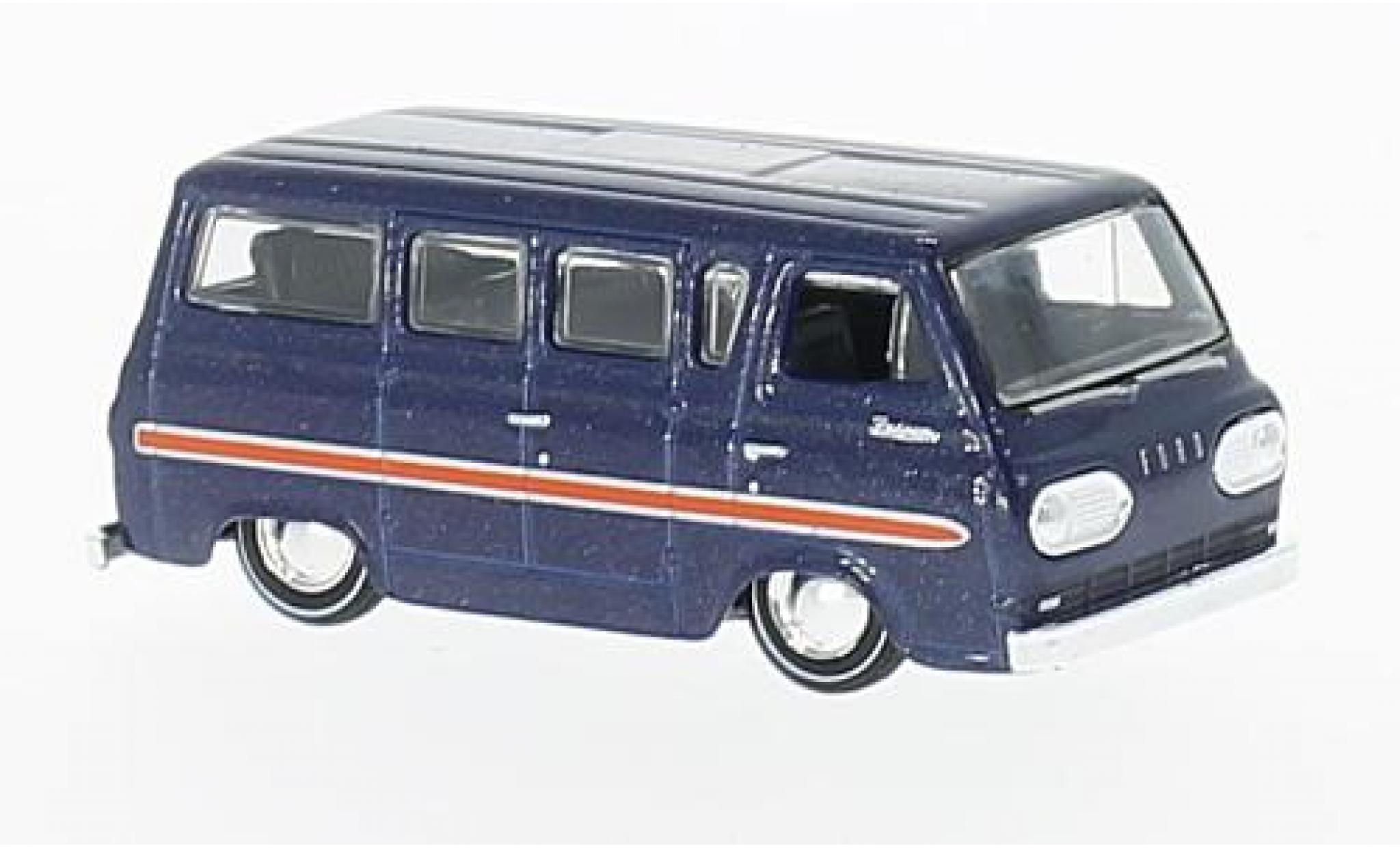 Ford Falcon 1/64 M2 Machines Club Wagon metallic blue 1965 diecast model cars
