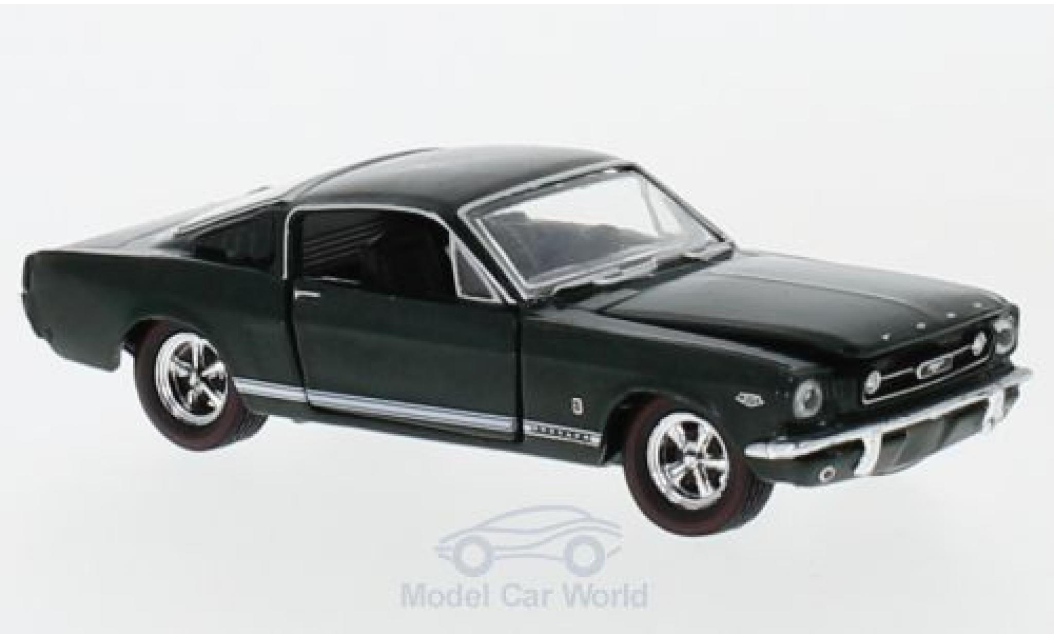 Ford Mustang GT 1/64 M2 Machines GT 2+2 Fastback green 1970 diecast model cars