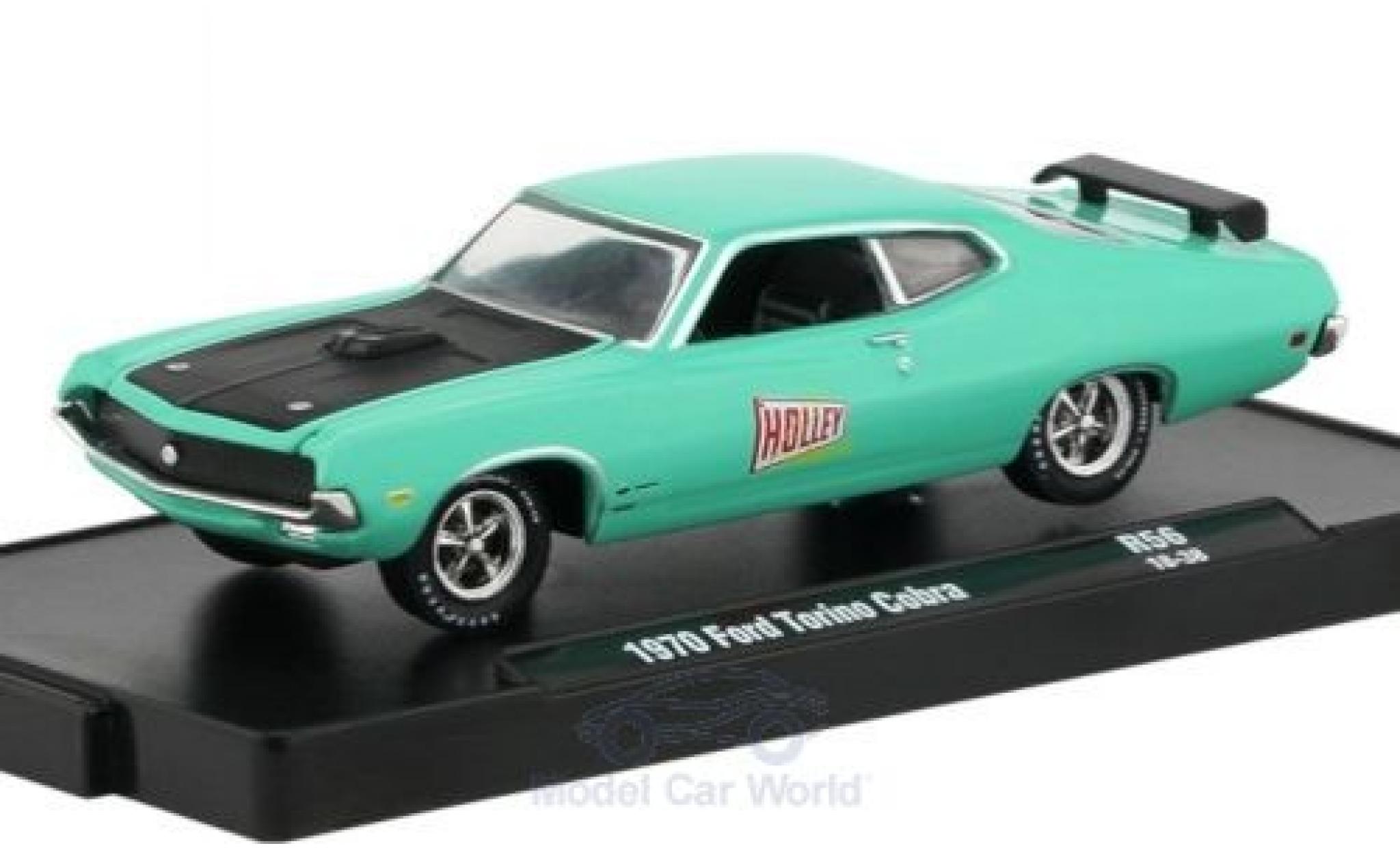 Ford Torino 1/64 M2 Machines Cobra t&uuml;rkis/black 1970 diecast model cars