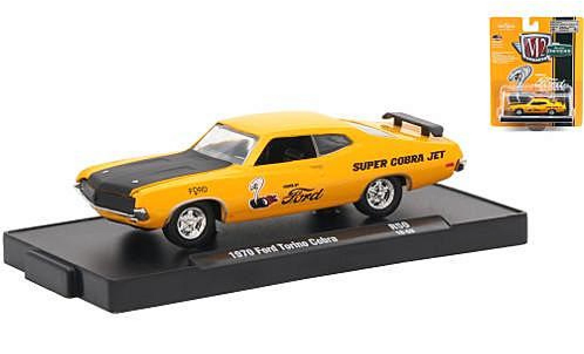 Ford Torino 1/64 M2 Machines Cobra orange Power by 1970 diecast model cars