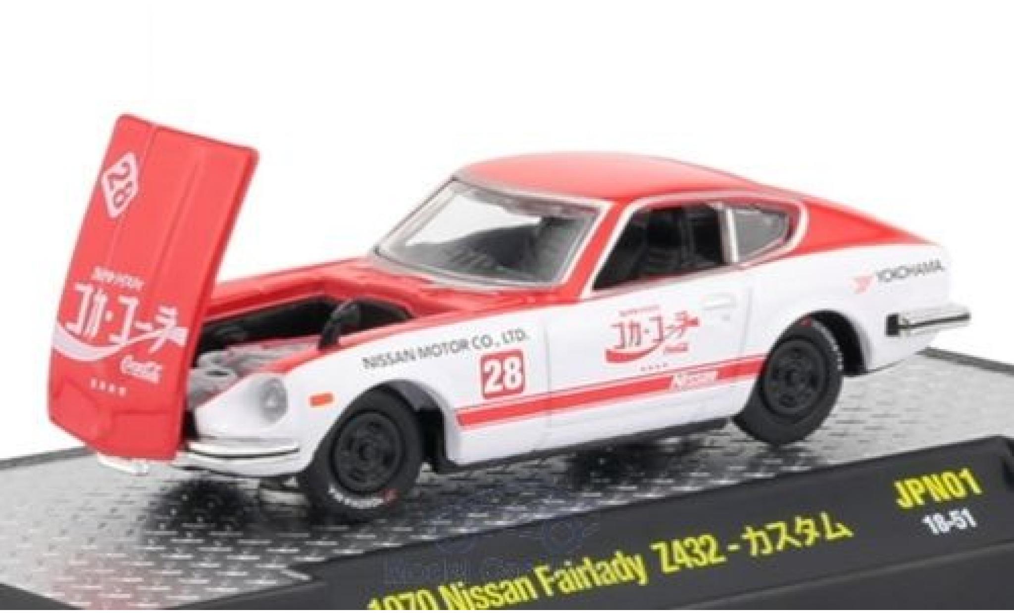 Nissan Fairlady Z Z432 1/64 M2 Machines 432 red/white Coca Cola 1970 diecast model cars