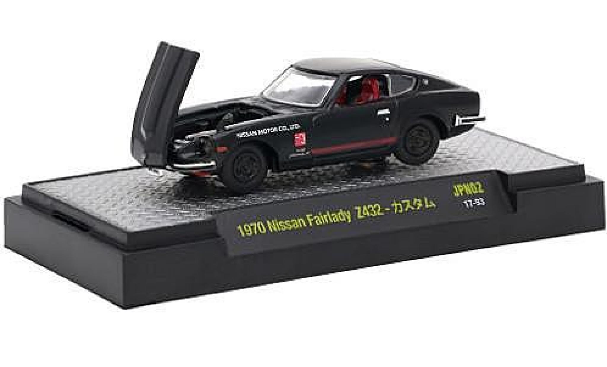 Nissan Fairlady Z 1/64 M2 Machines 432 black RHD 1970 diecast model cars
