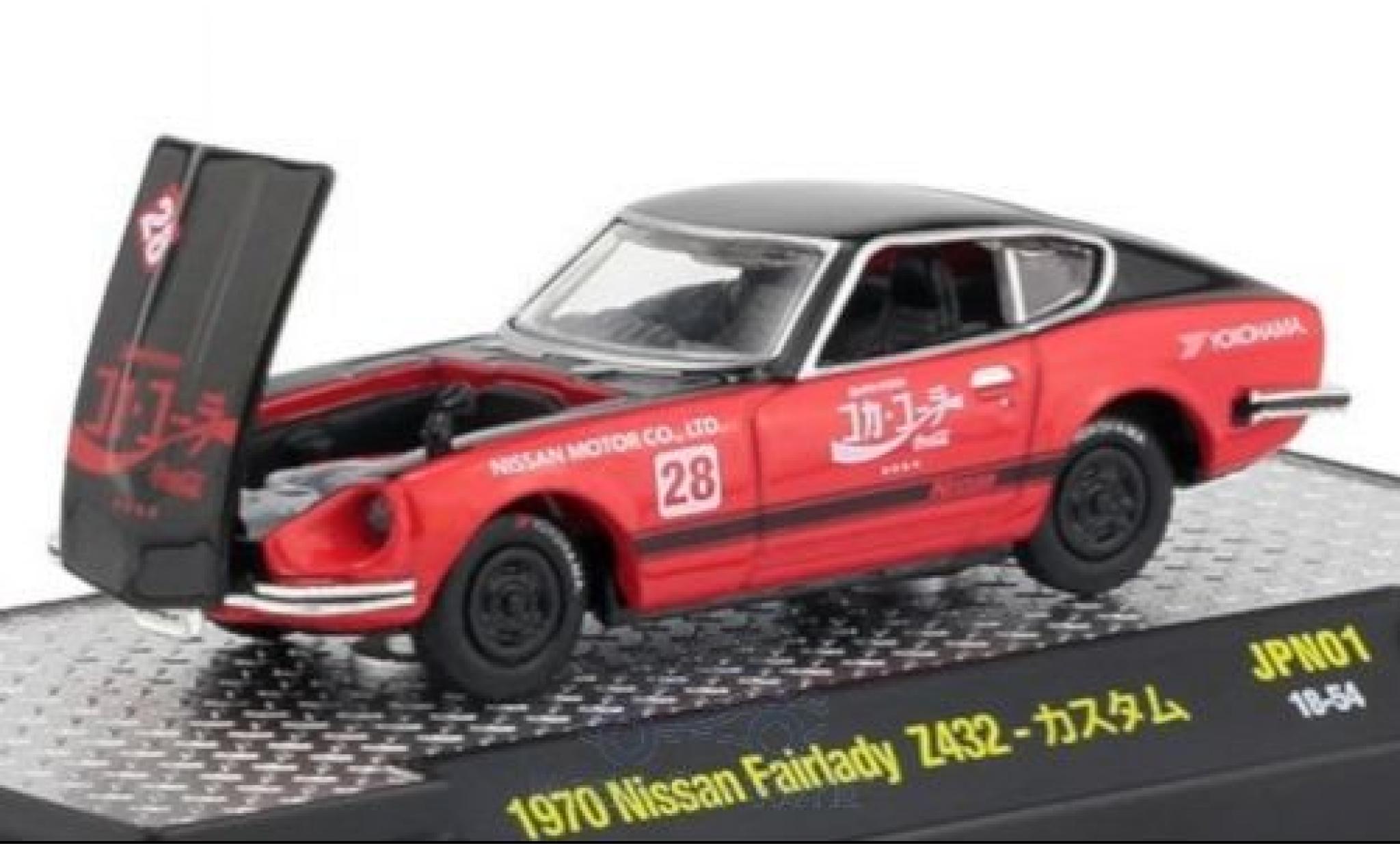 Nissan Fairlady Z Z432 1/64 M2 Machines 432 black/red Coca Cola 1970 diecast model cars