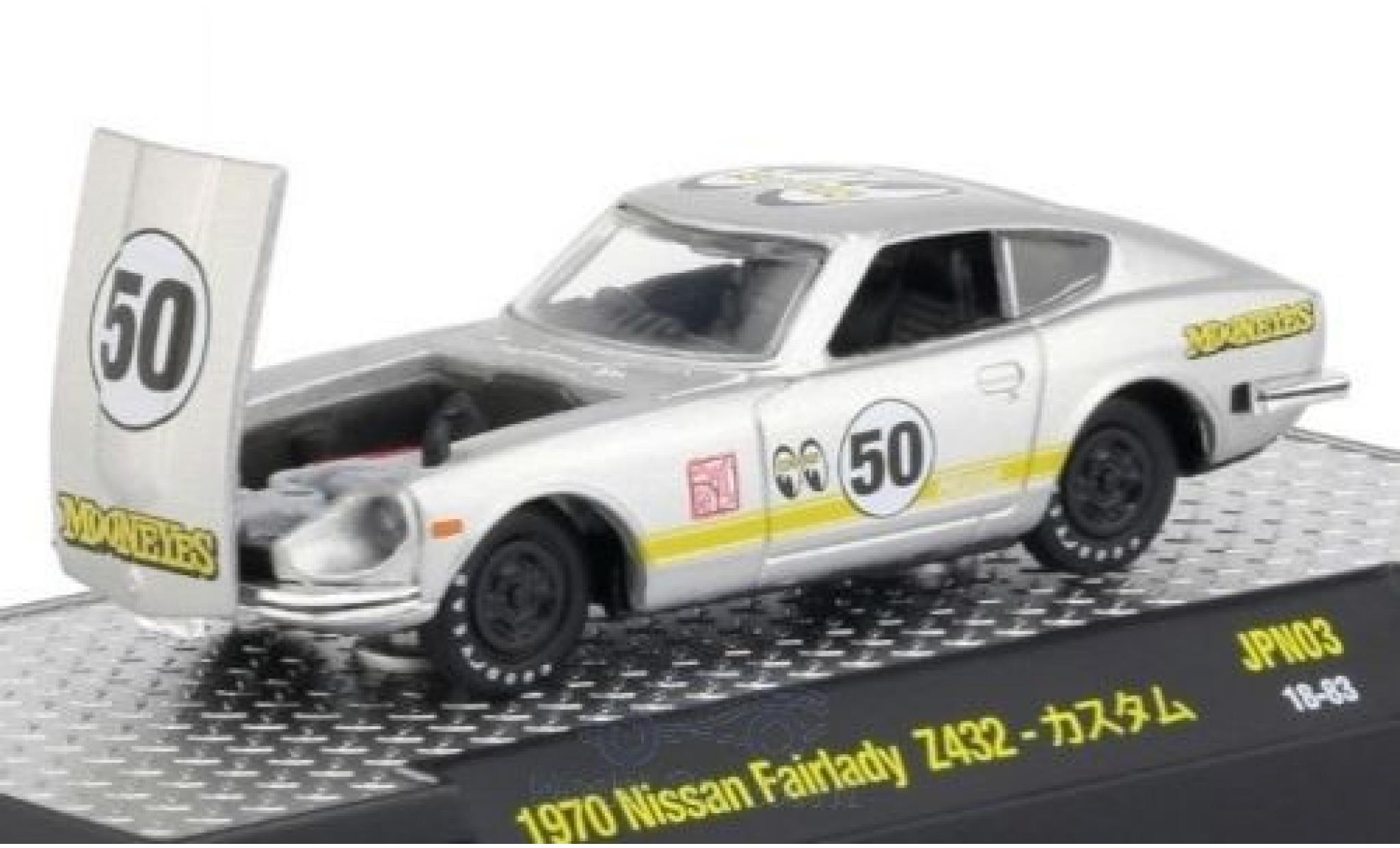 Nissan Fairlady Z 1/64 M2 Machines 432 grey 1970 diecast model cars